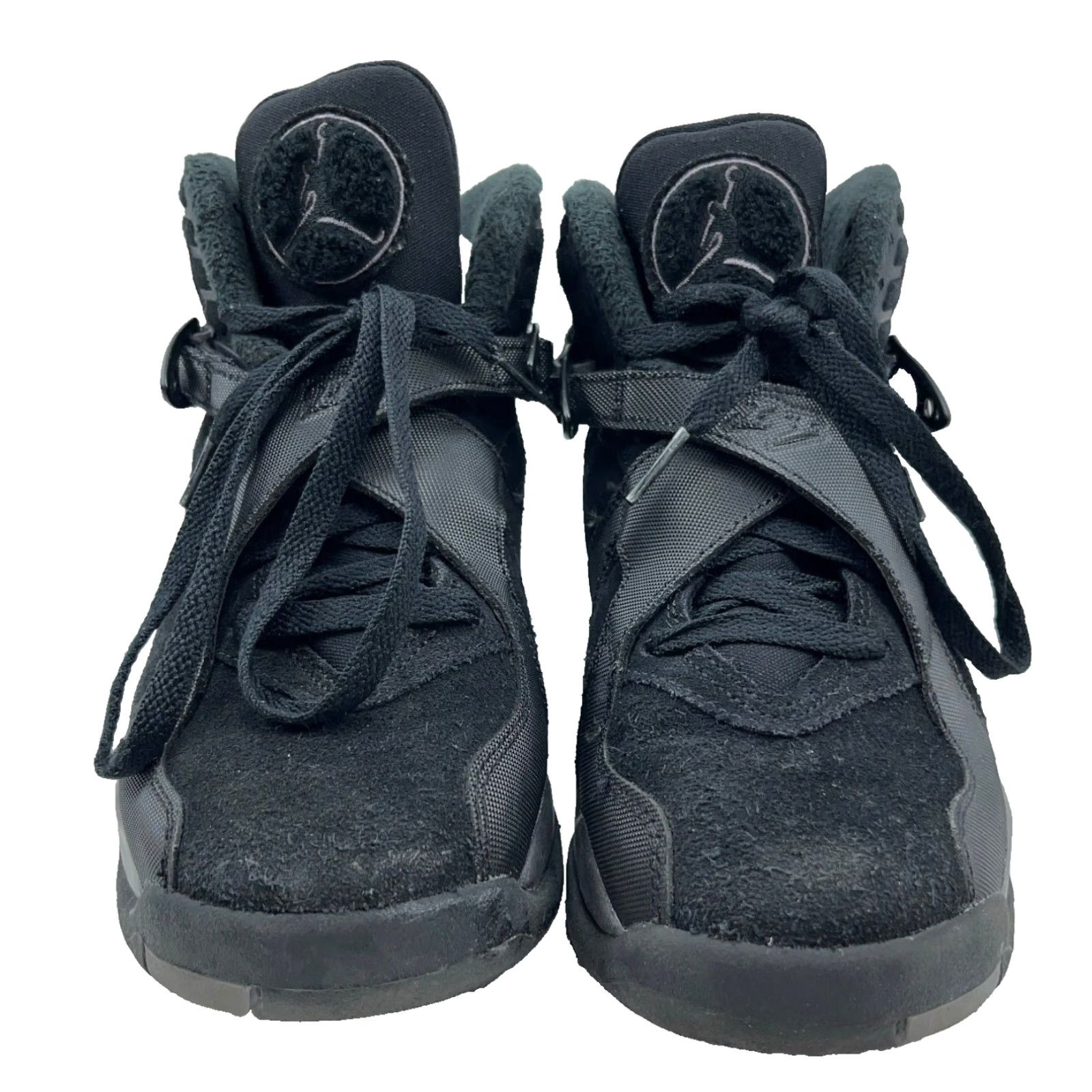 Jordan Brand Air Jordan 8 Retro Sneaker Men Size 5Y Black/Gunsmoke-Metallic Silver FN5190 001 Size ONE SIZE - 3 Thumbnail