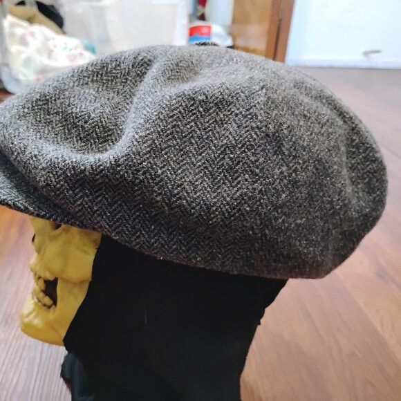 Other Vintage Capas Herringbone Newsboy Derby Ivy Driving Cap Hat Size ONE SIZE - 3 Thumbnail