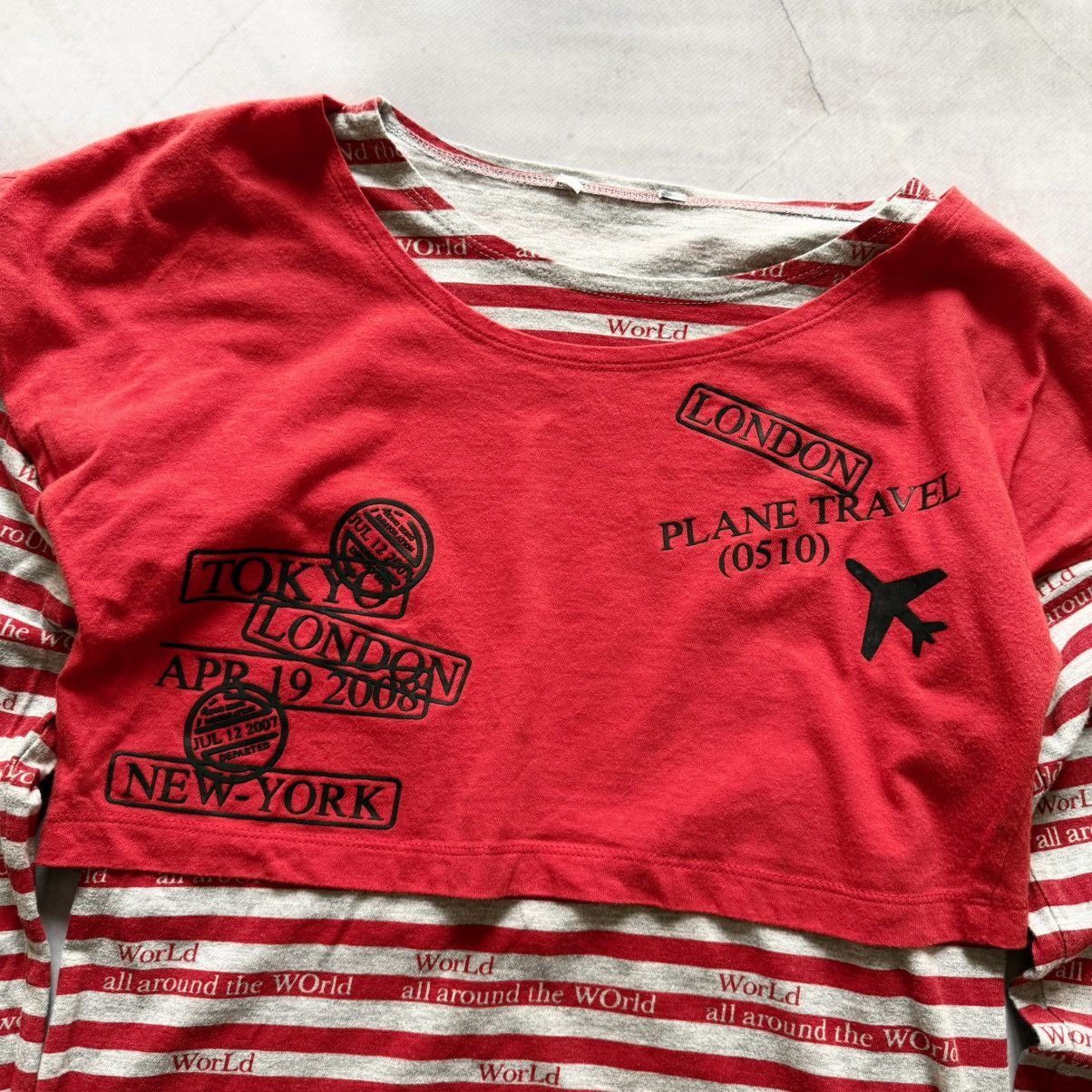 Hysteric Glamour Cute England Striped Long Sleeve Tee Hysteric Glamour Vibe Size S / US 4 / IT 40 - 2 Thumbnail