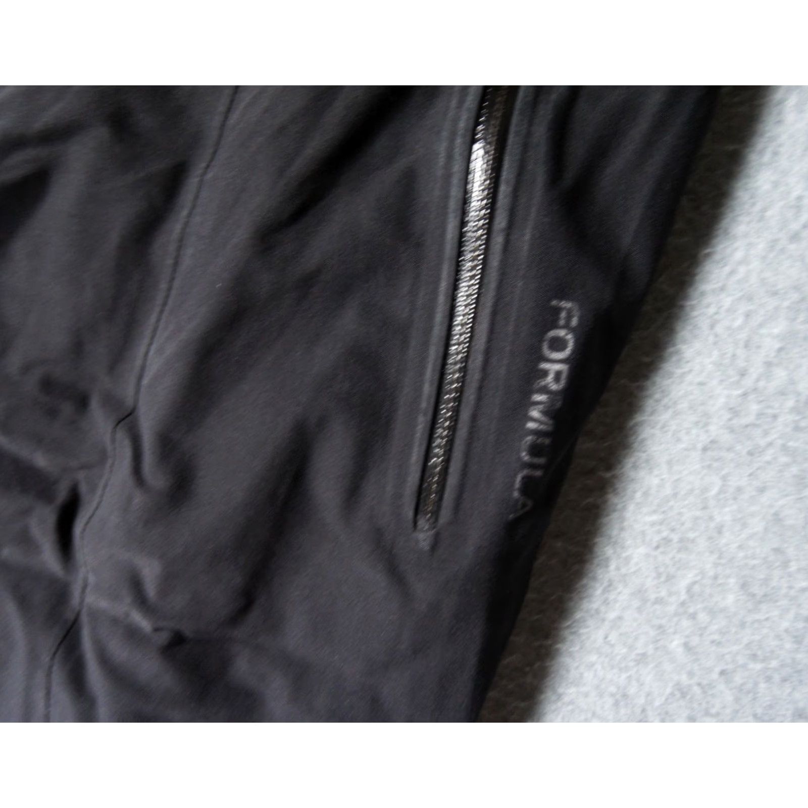 KJUS Kjus Ski Pants Men Large Black Waterproof Snow Winter Formula Outdoors Snowboard Pants Regular Inseam 30in Front Flat Size US 33 - 5 Thumbnail