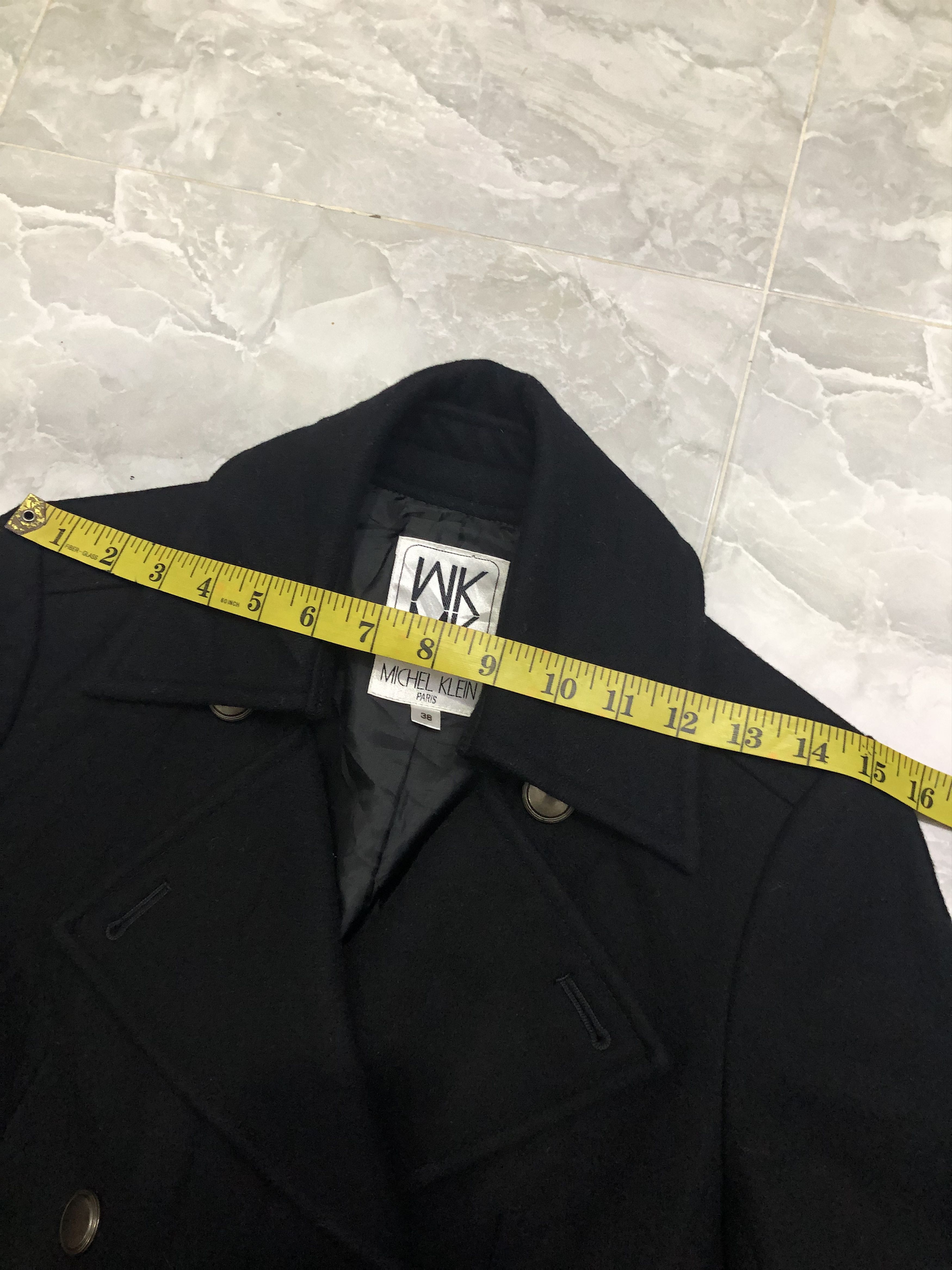 Michel Klein Michel Klein Paris Women’s Wool Peacoat Jacket Size XS / US 0-2 / IT 36-38 - 16 Thumbnail