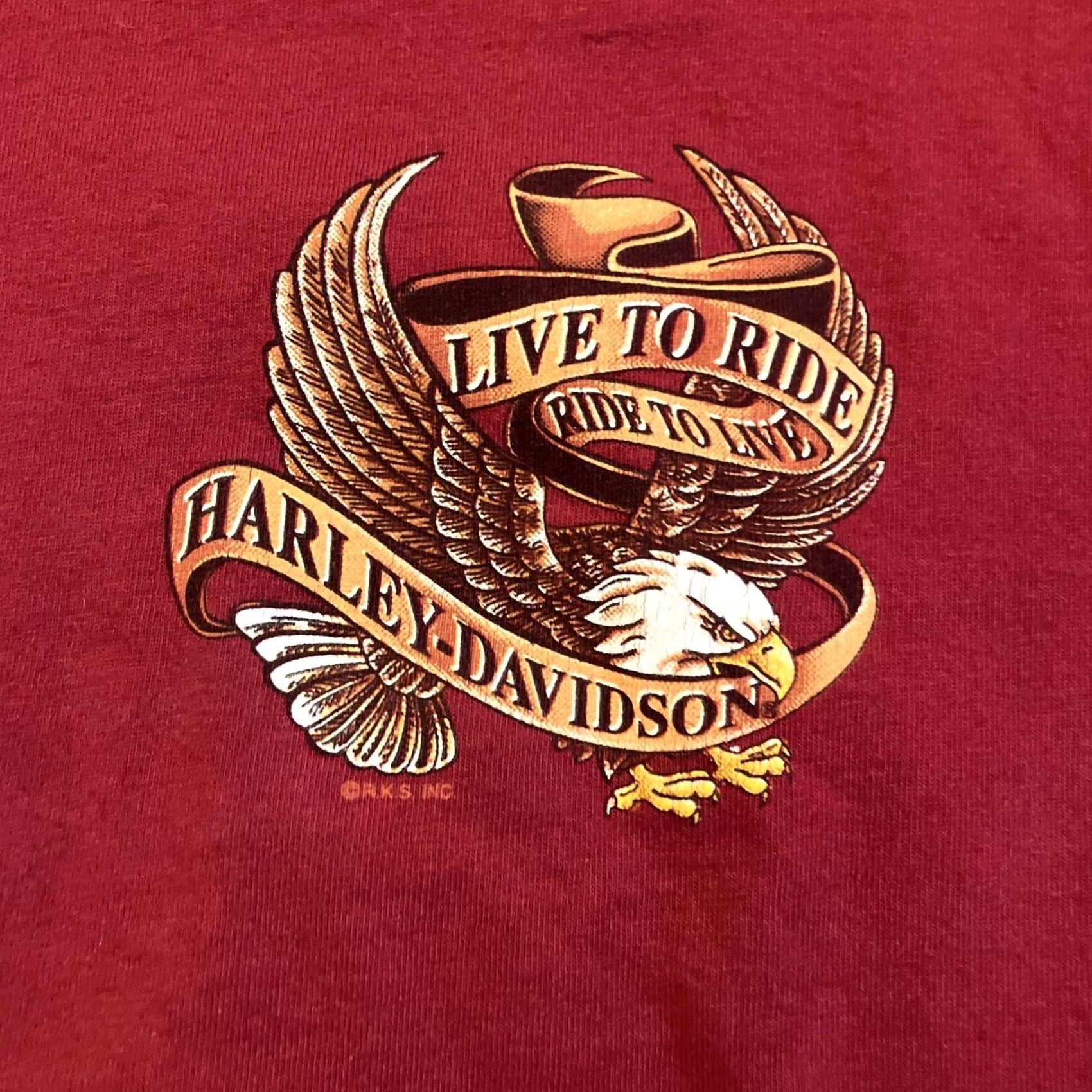 Harley Davidson VINTAGE Harley-Davidson Henley Shirt Made in USA Large Purple Cotton Short Sleeve 1987 Men Shirt USA 1987 Gem Size US L / EU 52-54 / 3 - 2 Thumbnail