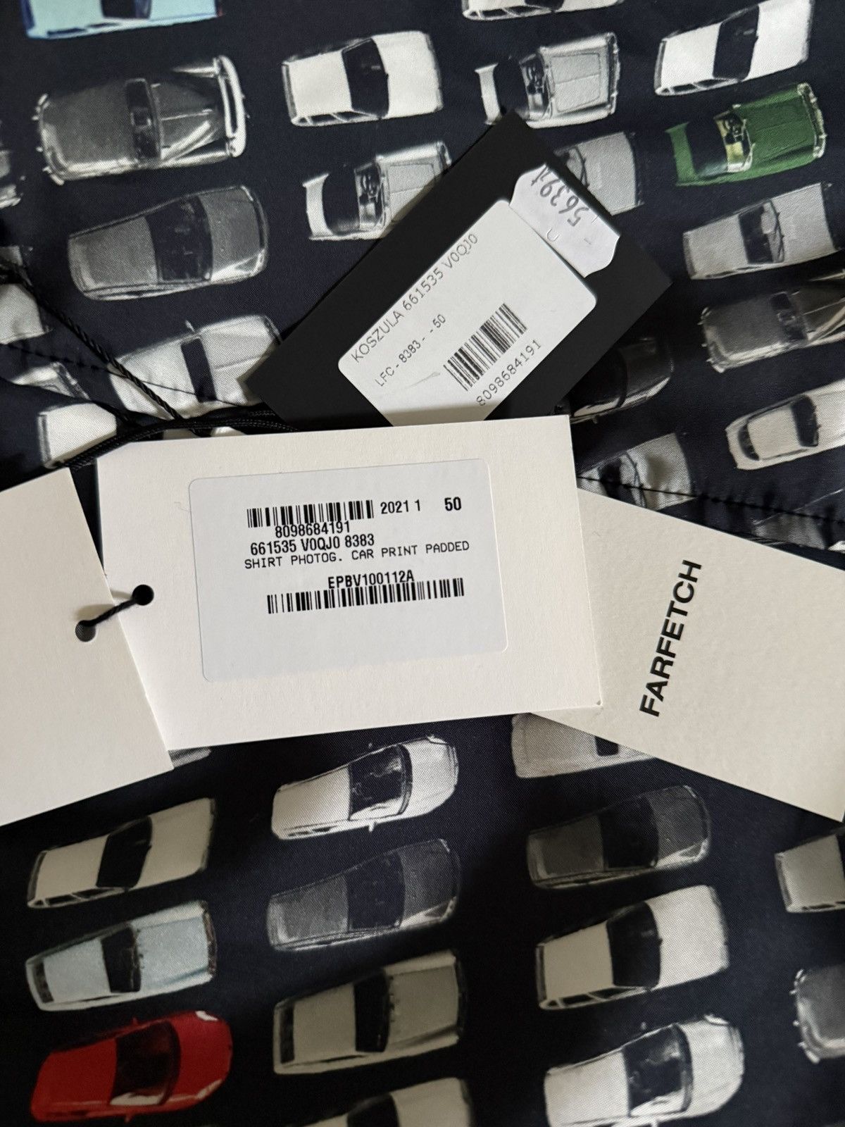 Bottega Veneta Bottega Veneta Car Print Padded Button up BRAND NEW Size US L / EU 52-54 / 3 - 3 Thumbnail