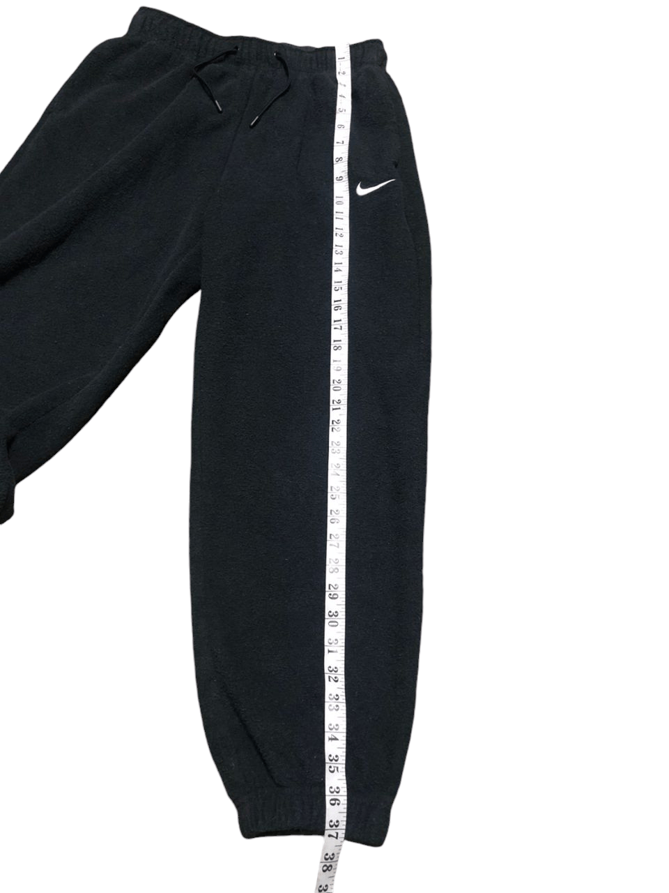 Nike GRAIL💥 Nike Fleece Sweatpants black Waist strenghtable Size US 28 / EU 44 - 11 Thumbnail