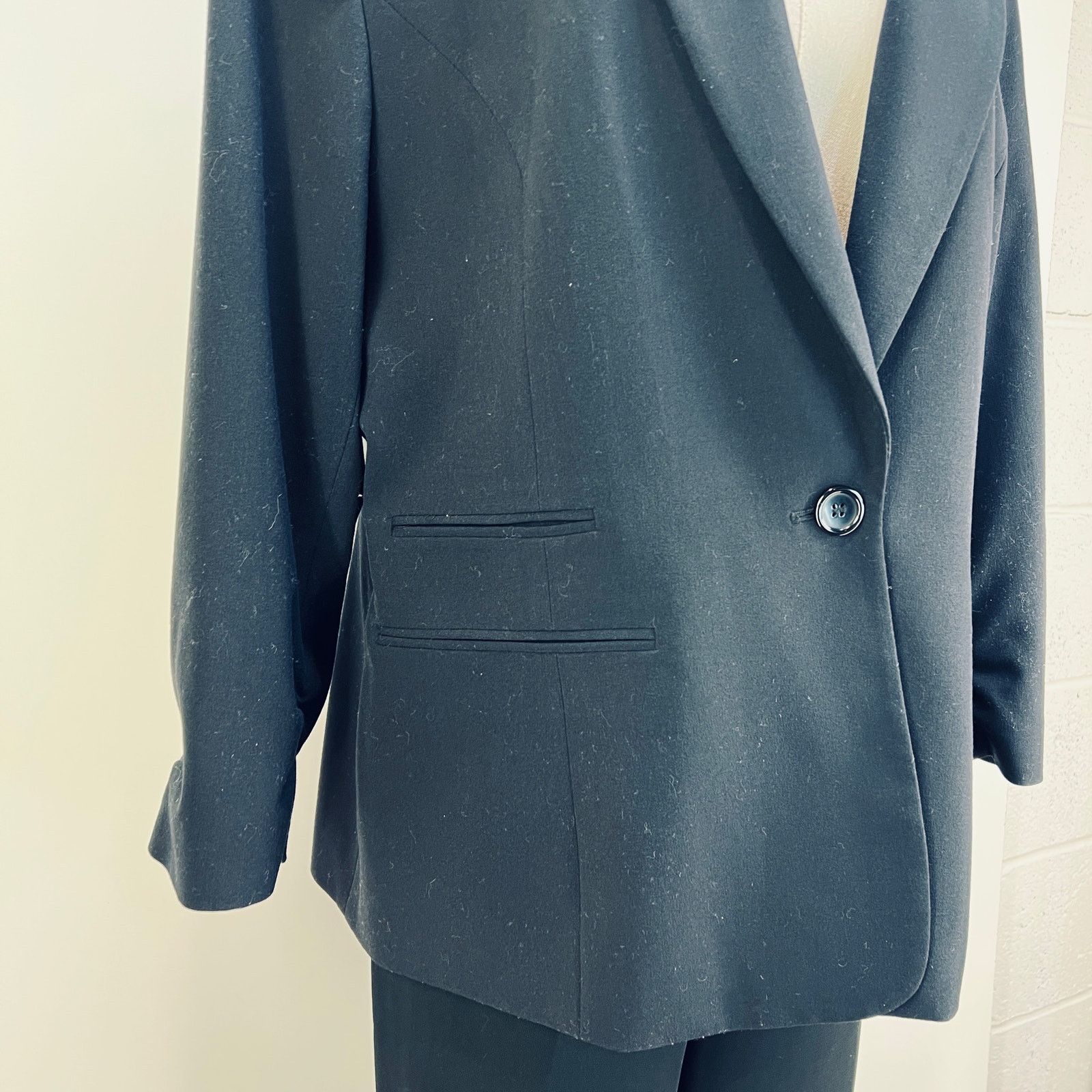 Nine West Nine West Black Pant Suit Size XXL / US 16-18 / IT 52-54 - 4 Thumbnail