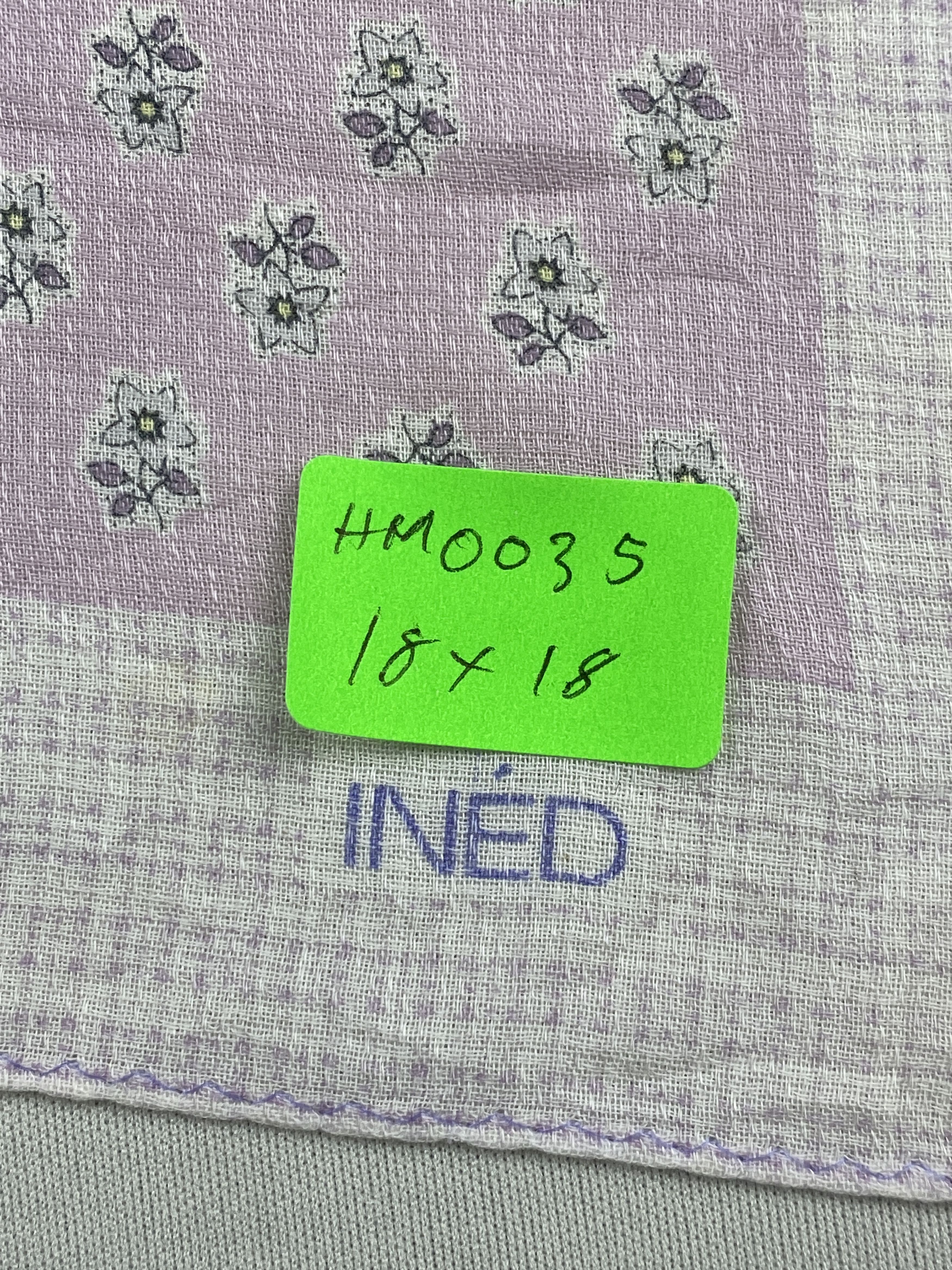 Other Vintage Ined Handkerchief Pocket Square Bandana HM0035 Size ONE SIZE - 7 Thumbnail