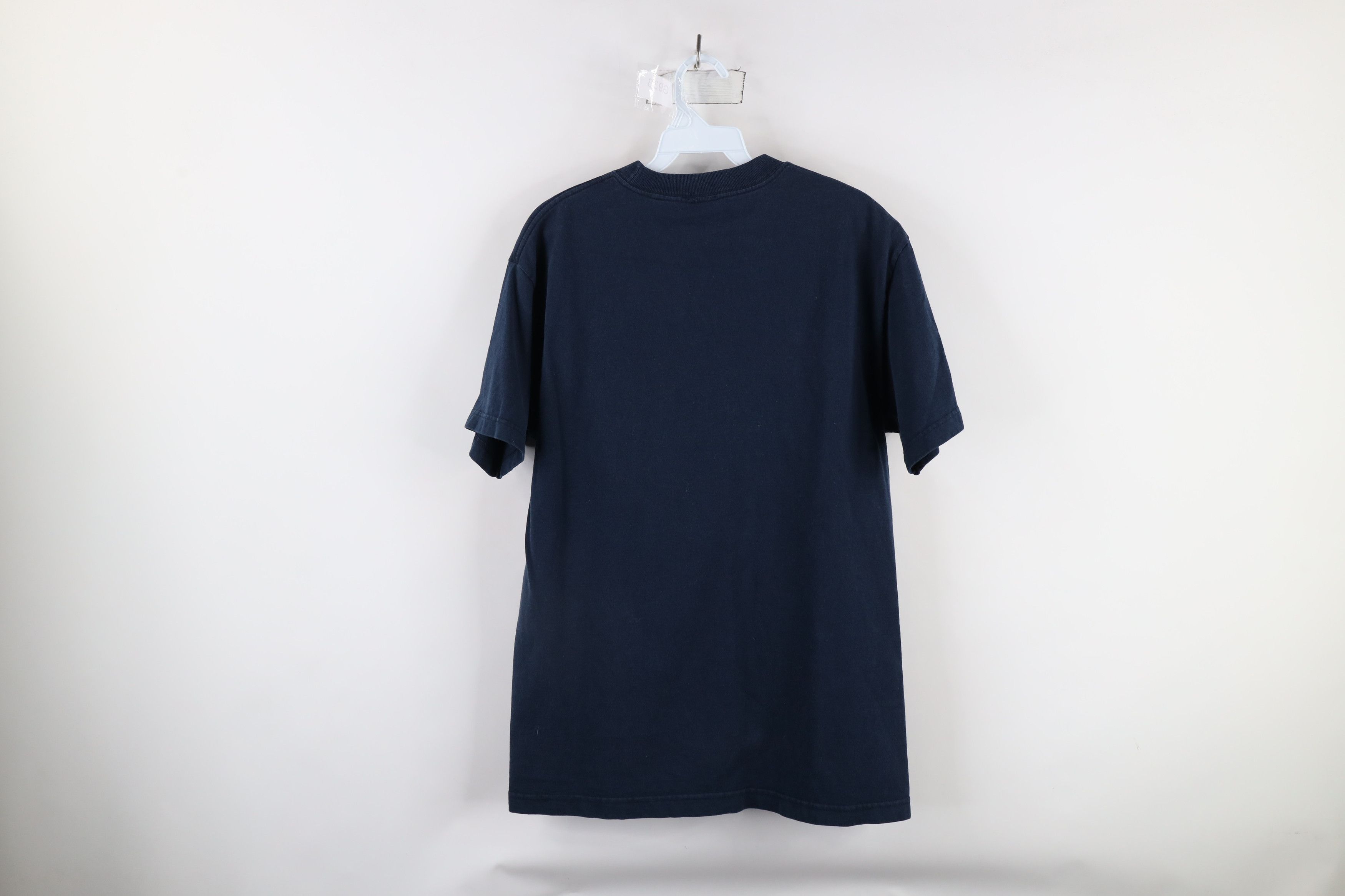 Vintage Vintage 90s Spell Out United States Navy T-Shirt Blue Cotton Size US M / EU 48-50 / 2 - 7 Thumbnail