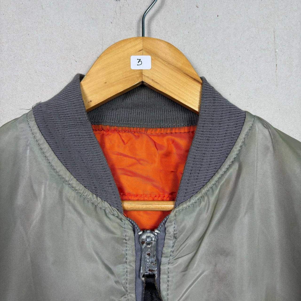 Alpha Industries Alpha Industries Vintage MA-1 Flight Jacket USA Grey L Size US L / EU 52-54 / 3 - 10 Thumbnail