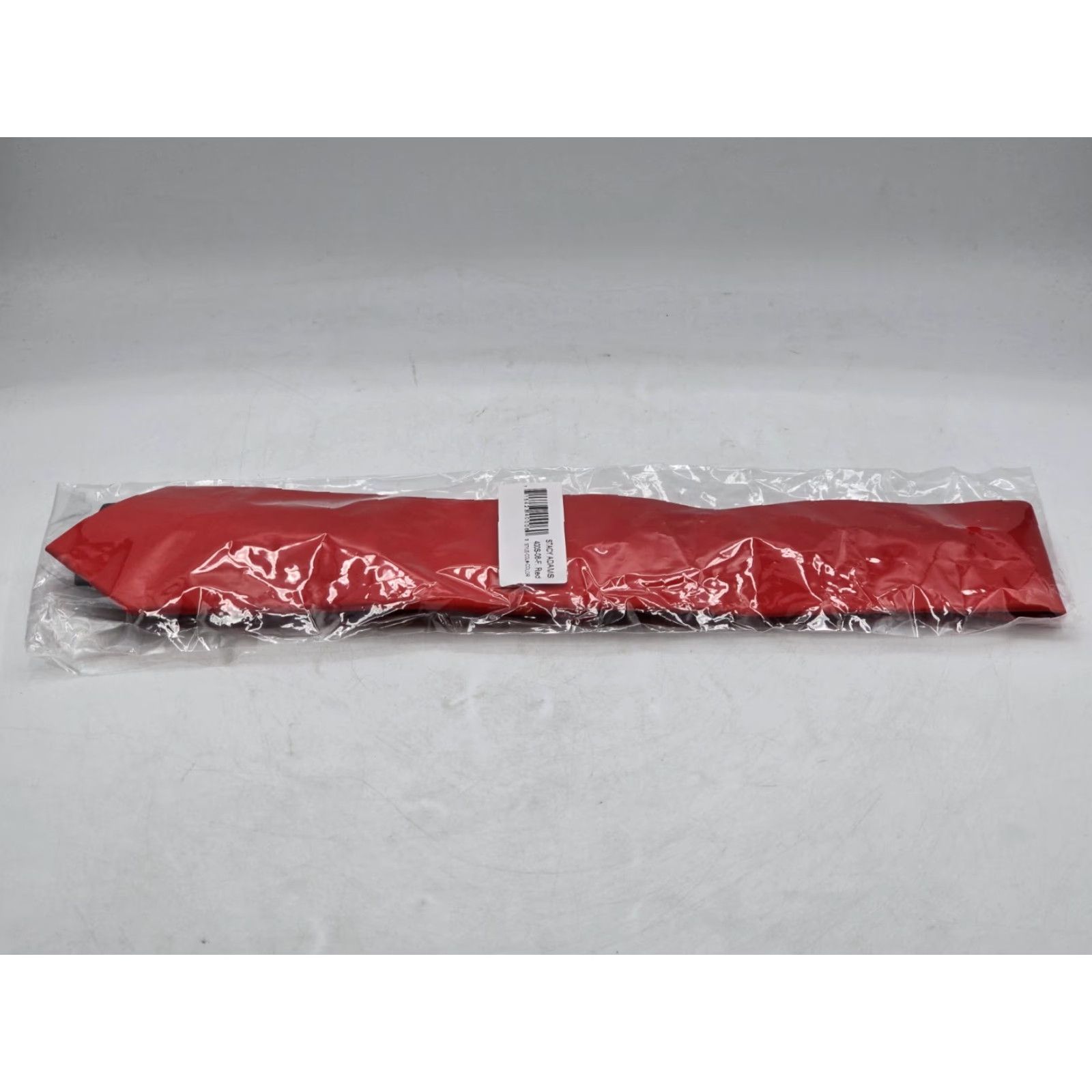 Stacy Adams Stacy Adams Tie Set - Red Satin Solid, 2 Piece, One Size, Men’s Tie Containing Hat? Size ONE SIZE - 7 Thumbnail