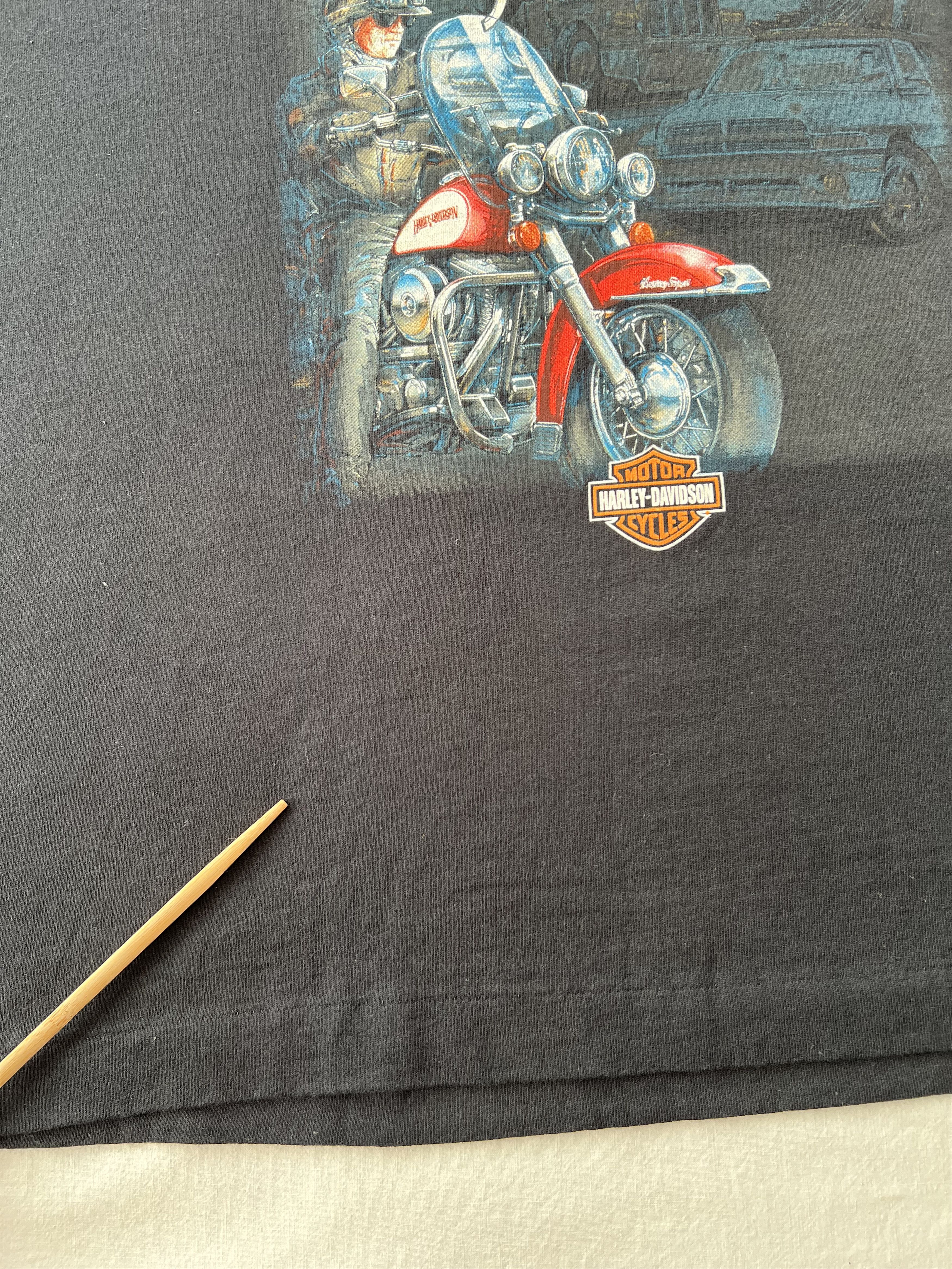 Harley Davidson Vintage 1996 Harley Davidson American Wheels Eagle T-shirt Size US XL / EU 56 / 4 - 8 Thumbnail