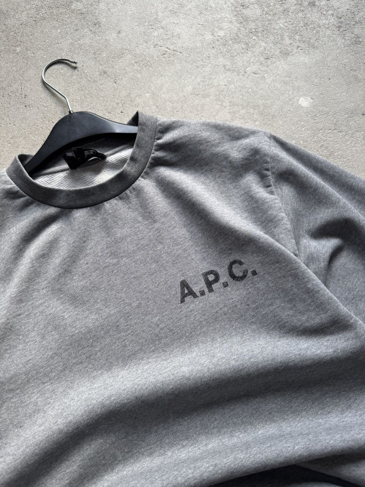 A.P.C. Vintage A.P.C Sweatshirt Grey Size US S / EU 44-46 / 1 - 6 Thumbnail