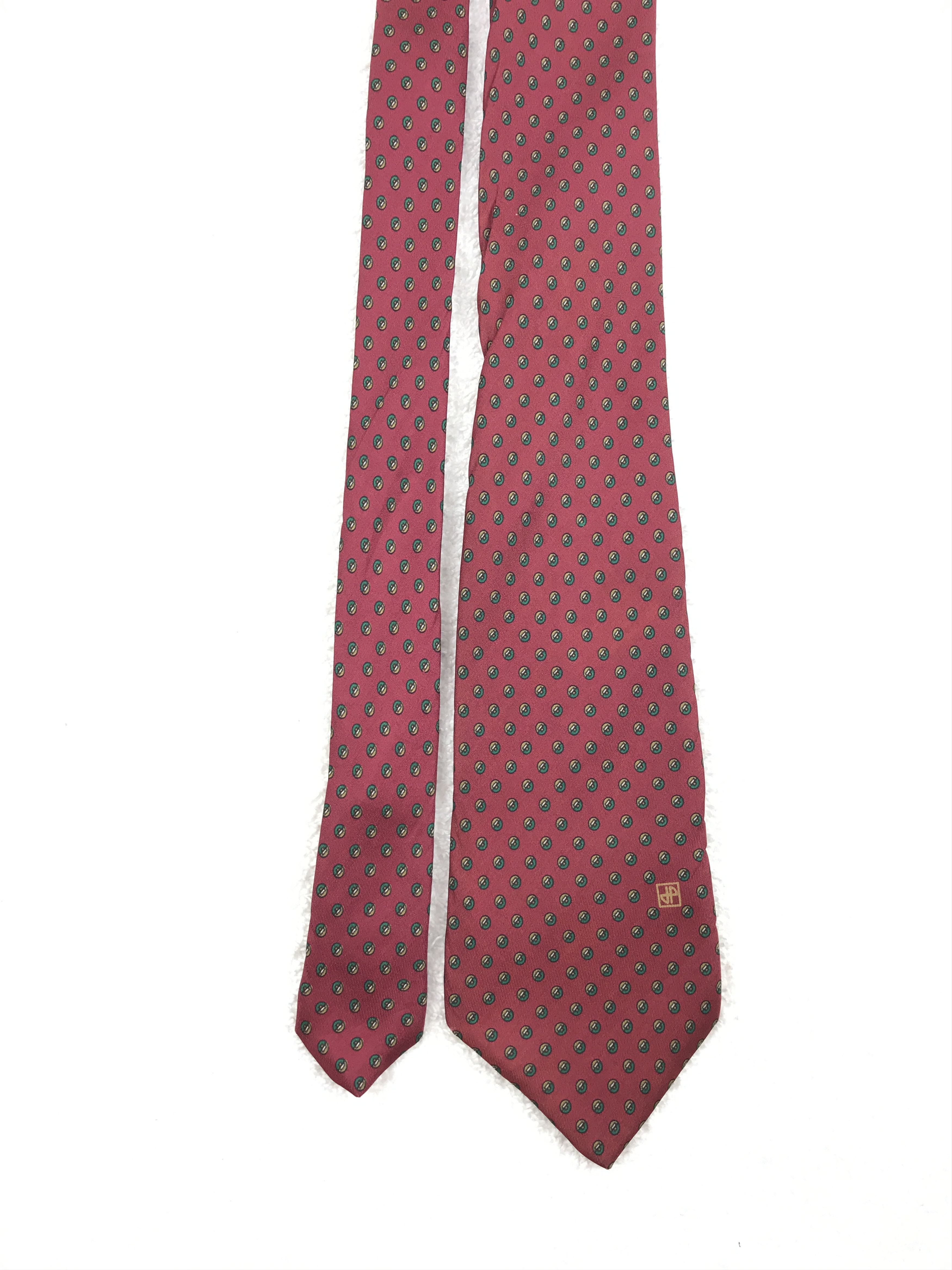 Designer × Vintage Vintage Jean Patou Silk Necktie Size ONE SIZE - 3 Thumbnail