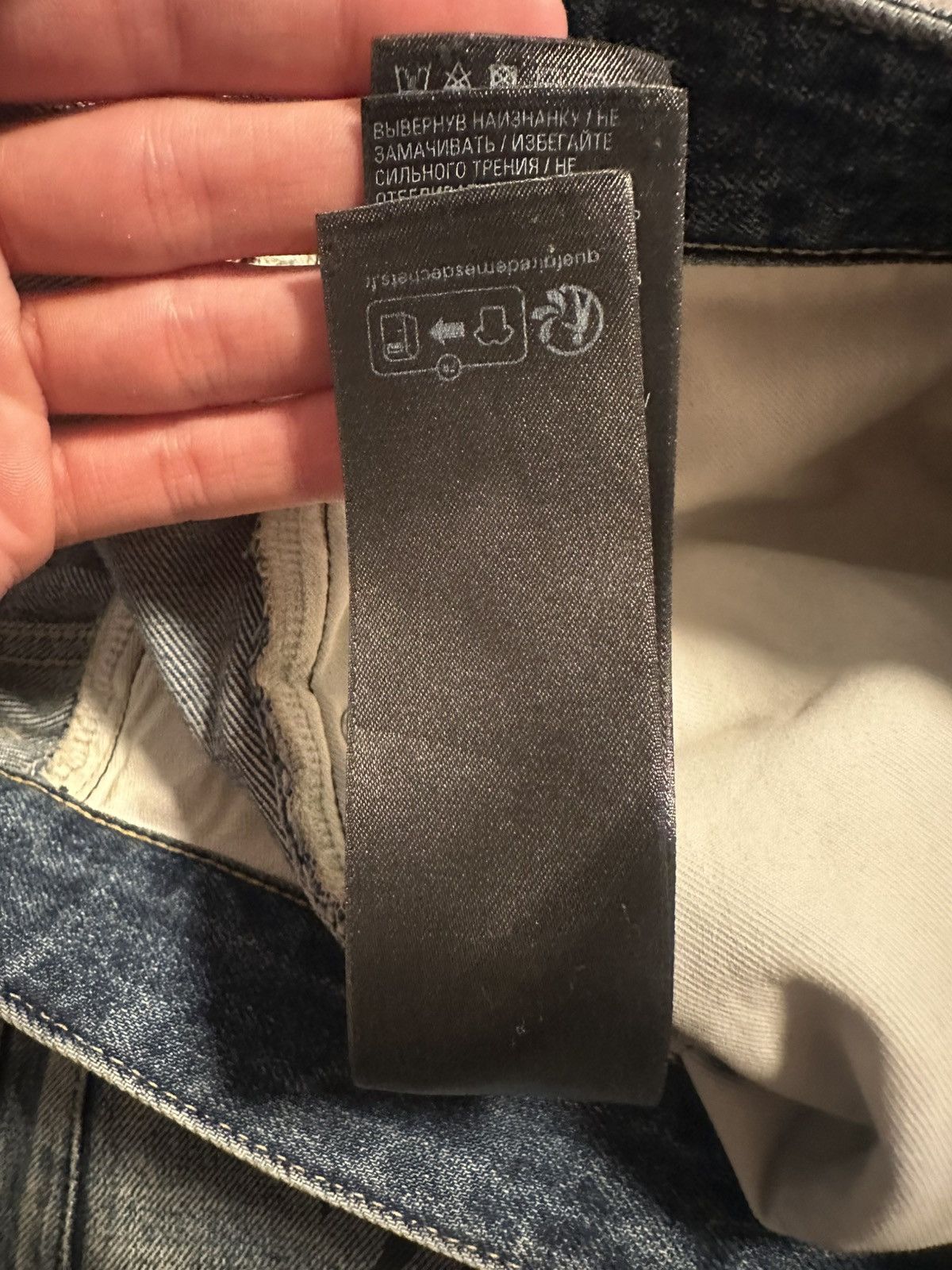Balenciaga SS/23 Runway Mud Show Graffiti Denim (Left Hand) Size US 31 - 19 Thumbnail