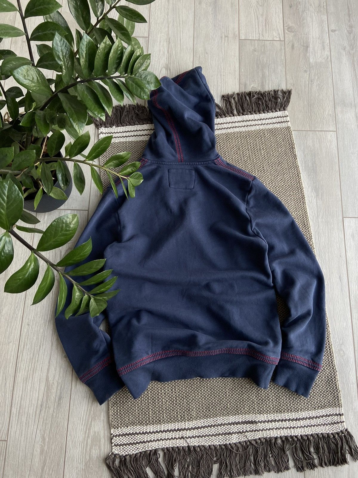 True Religion × Vintage Vintage Y2K True Religion Thick Stitching Navy Zip Hoodie Size US S / EU 44-46 / 1 - 3 Thumbnail