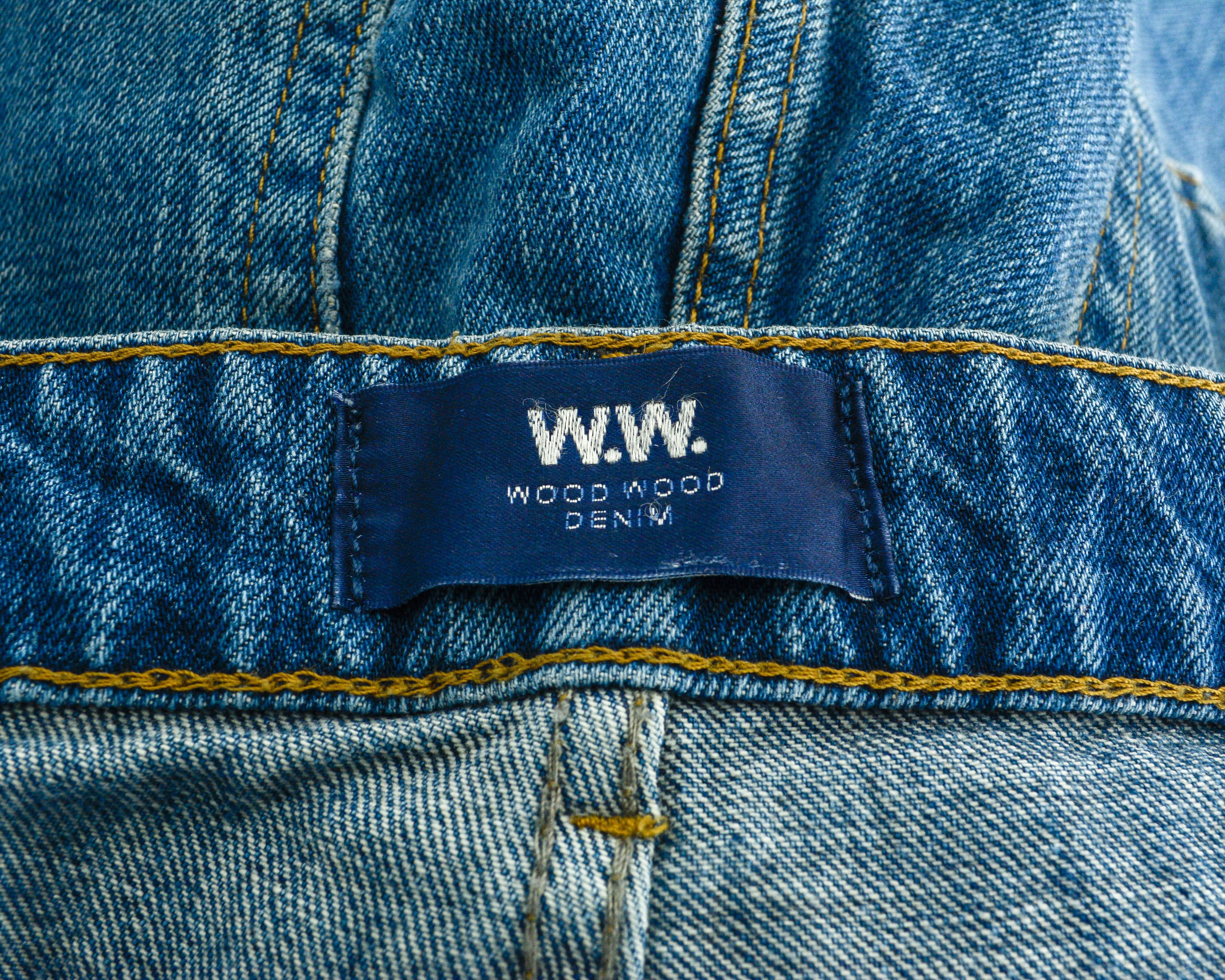 Wood Wood Wes W30 L32 Regular Zip Fly Jeans Denim Pants Size US 30 / EU 46 - 4 Thumbnail