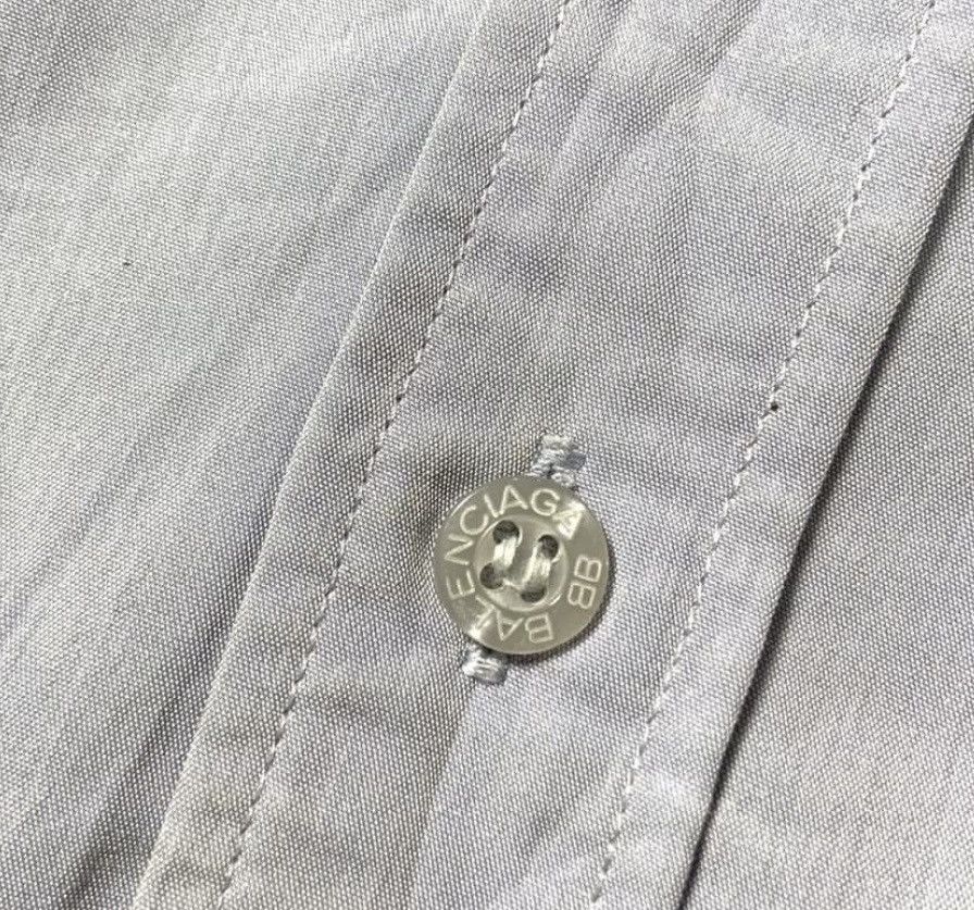 Balenciaga × Designer Vintage Balenciaga BB Paris Basic Shirt Size US L / EU 52-54 / 3 - 4 Thumbnail