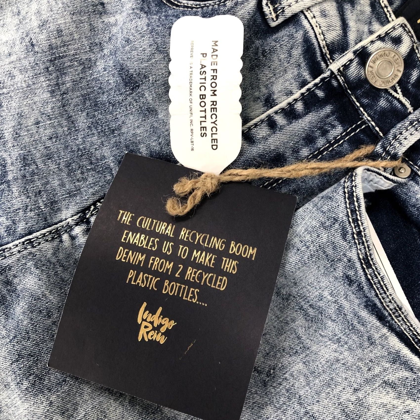 Vintage Indigo Rein Jeans Slim Ankle 26x26 NWT Blue Denim Stretch 5/26 High Rise Narrow Leg 5-Pocket Style Women Mens Size 27" / US 4 / IT 40 - 7 Thumbnail