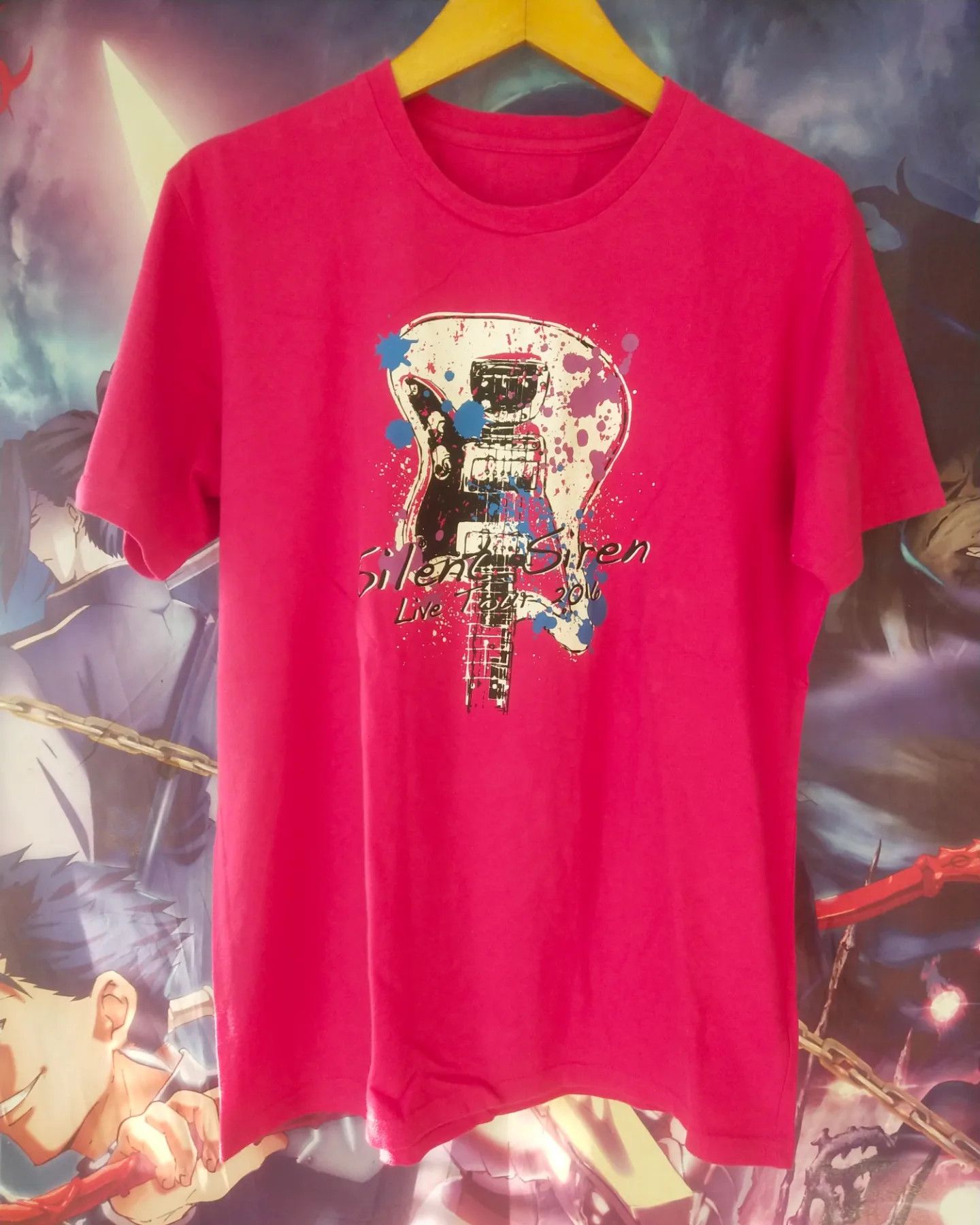 Band Tees Silent Siren Live Tour 2016 Pink Band Tee Japan Size US L / EU 52-54 / 3 - 1 Thumbnail