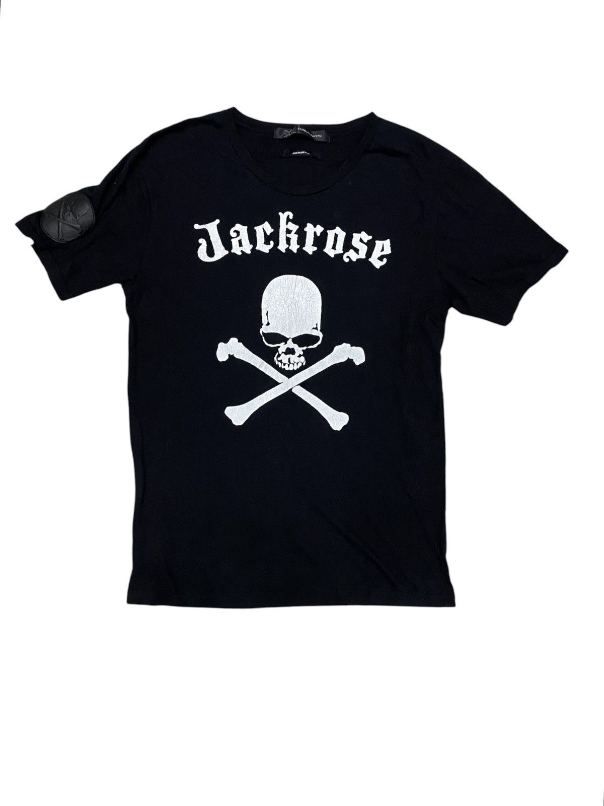 JACKROSE × Japanese Brand × Shellac 2000s Jackrose X Collars leather patch skull union Jack Size US M / EU 48-50 / 2 - 1 Thumbnail