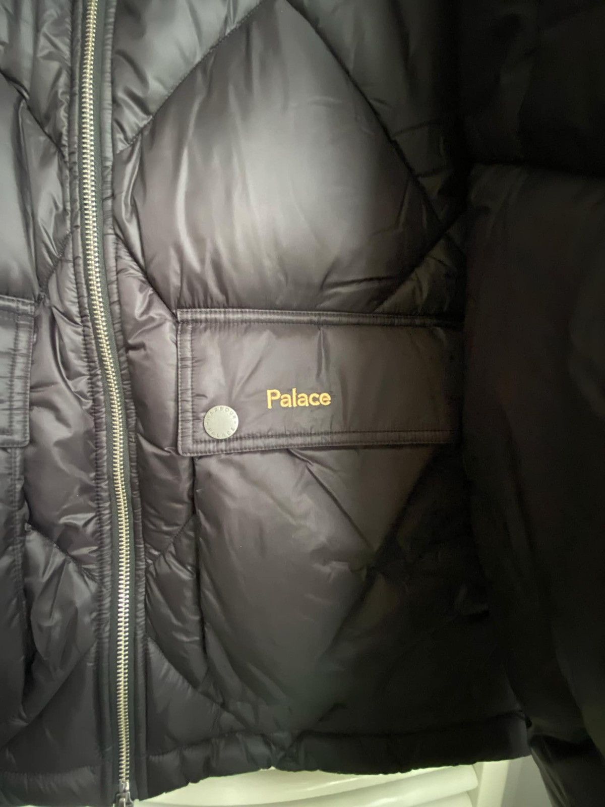 Barbour × Palace Barbour x Palace Quilted Jacket – Black Size US XXL / EU 58 / 5 - 7 Thumbnail