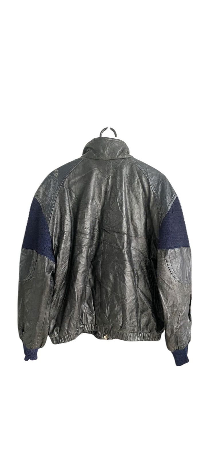 Iceberg Vintage 90s Iceberg X Batman Leather Jacket Size US XL / EU 56 / 4 - 3 Thumbnail