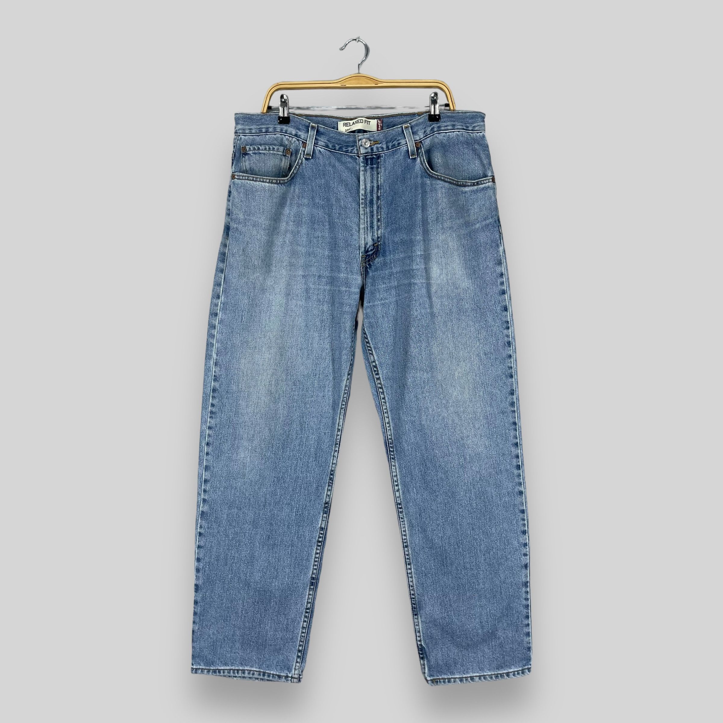 Levi's × Vintage W38 L31 Vintage Levis 550 Distressed Reinforced Jeans Size US 38 / EU 54 - 1 Thumbnail