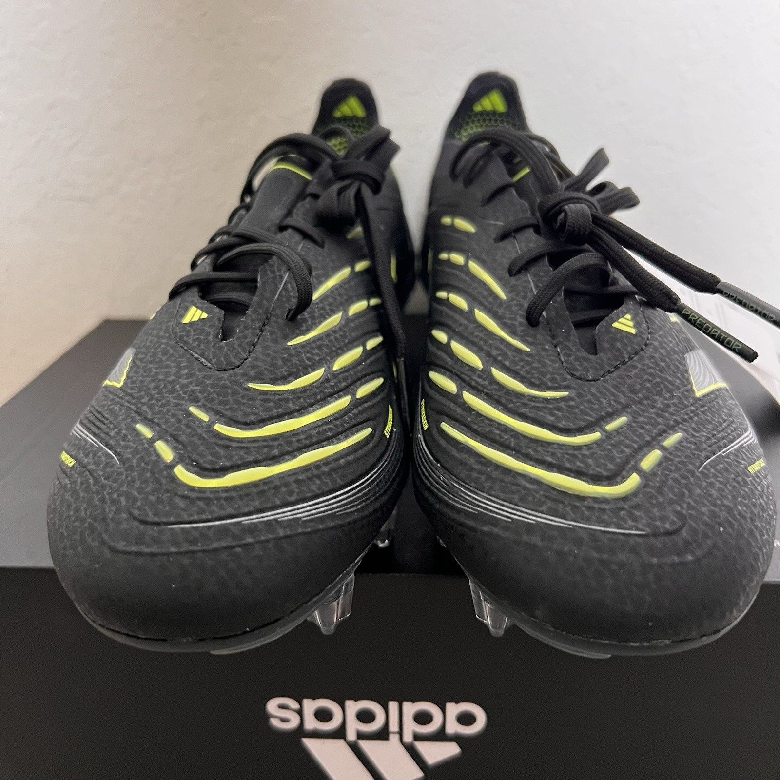 Adidas Adidas Predator Elite FG Electric Stealth Pack Cleats 7.5 Size US 7.5 / EU 40-41 - 3 Thumbnail