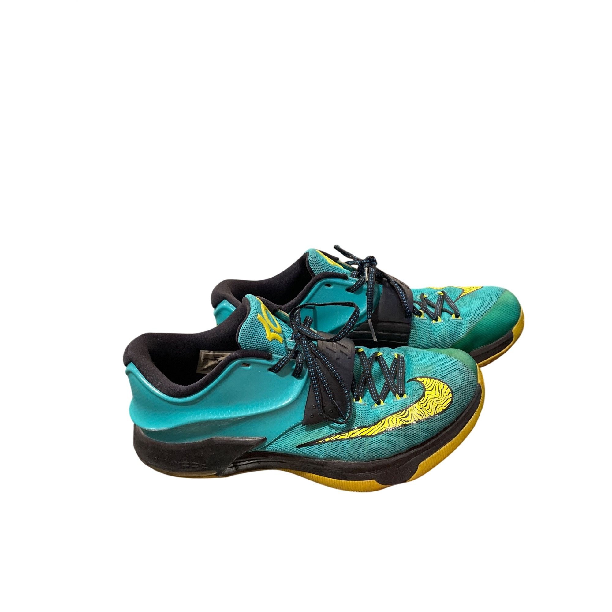Nike Nike 653996-370 KD 7 Uprising teal volt mens low bb sneakers Size US 12 / EU 45 - 19 Thumbnail