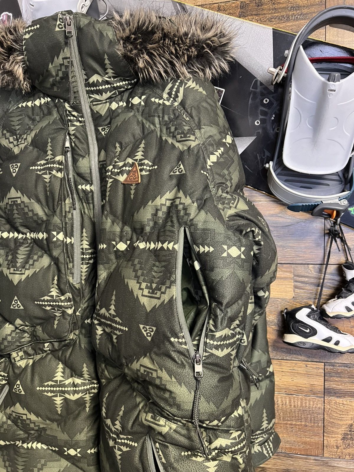Vintage RARE Vintage Nike Acg down Jacket parkas Size US XL / EU 56 / 4 - 10 Thumbnail