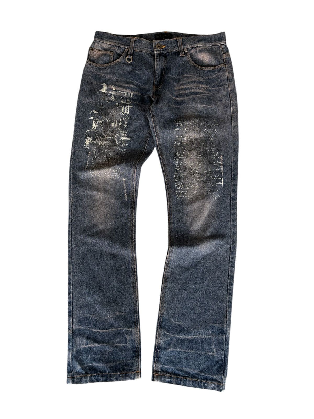 In The Attic Y2K in the attic poem denim Size US 32 / EU 48 - 1 Thumbnail