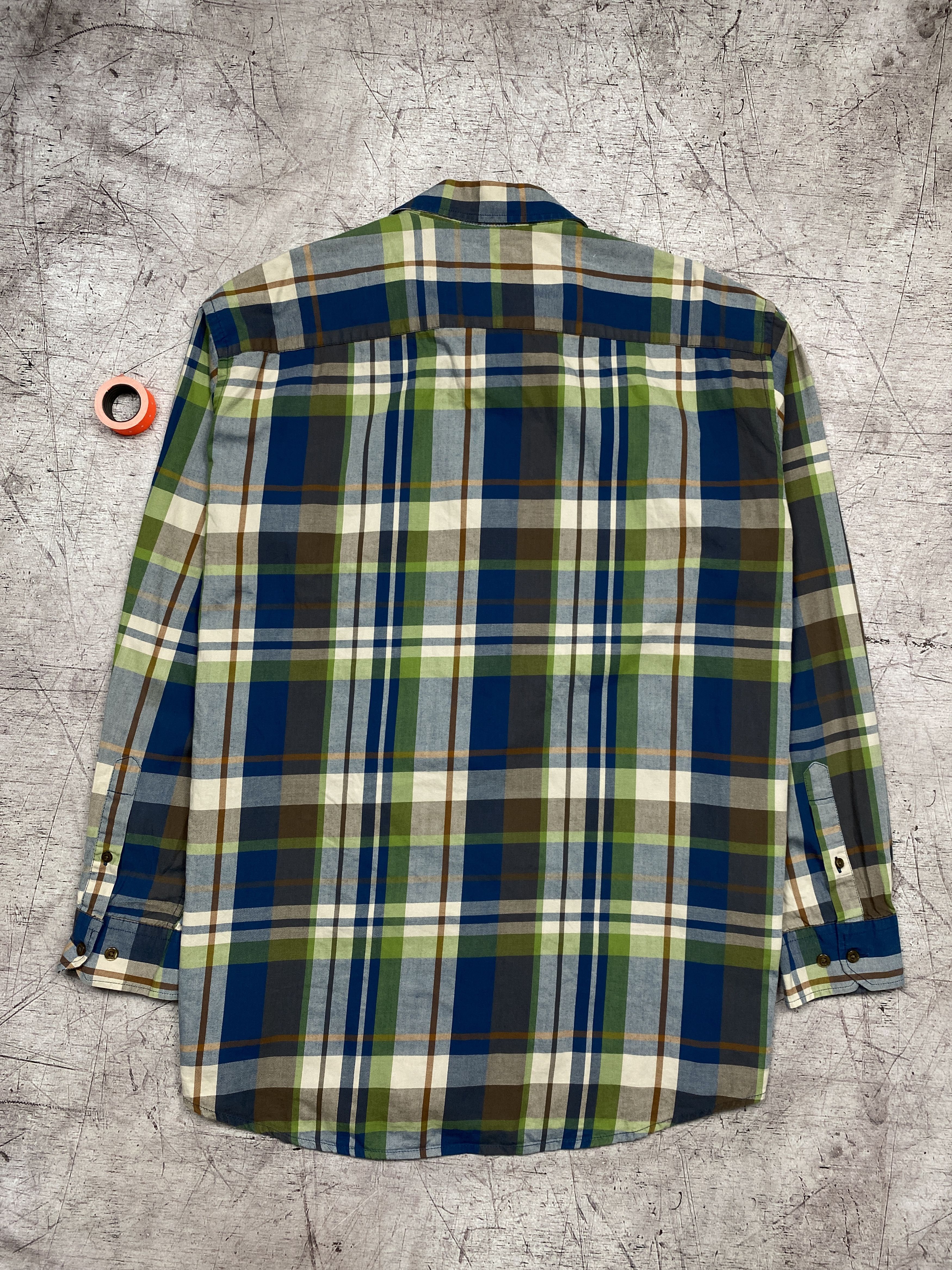 Flannel × Vintage Vintage Mens Plaid Long Sleeve Shirt Size US XL / EU 56 / 4 - 4 Thumbnail