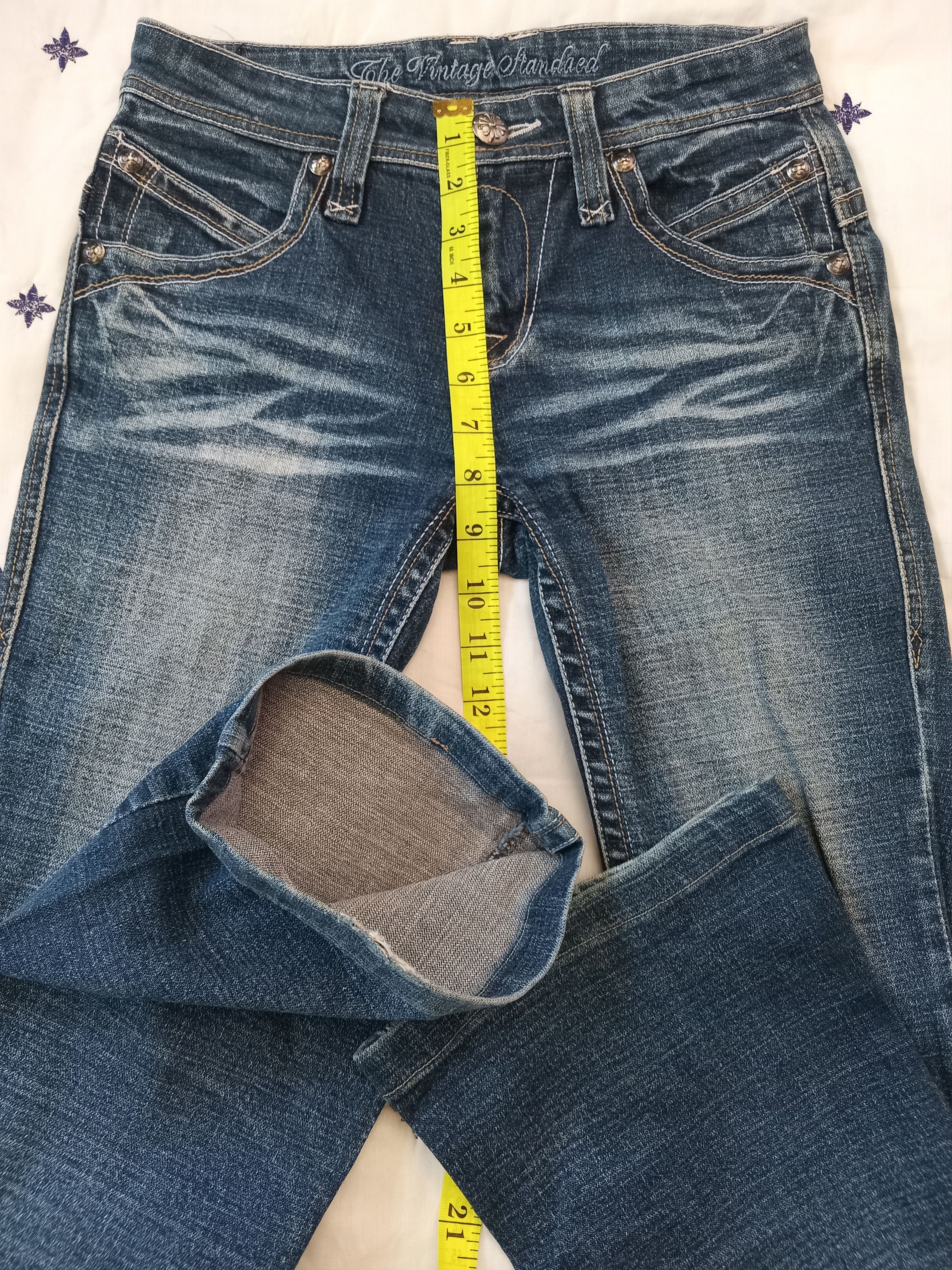 Japanese Brand Original Jeans Garment Japanese Flared Jeans Size 28" / US 6 / IT 42 - 4 Thumbnail
