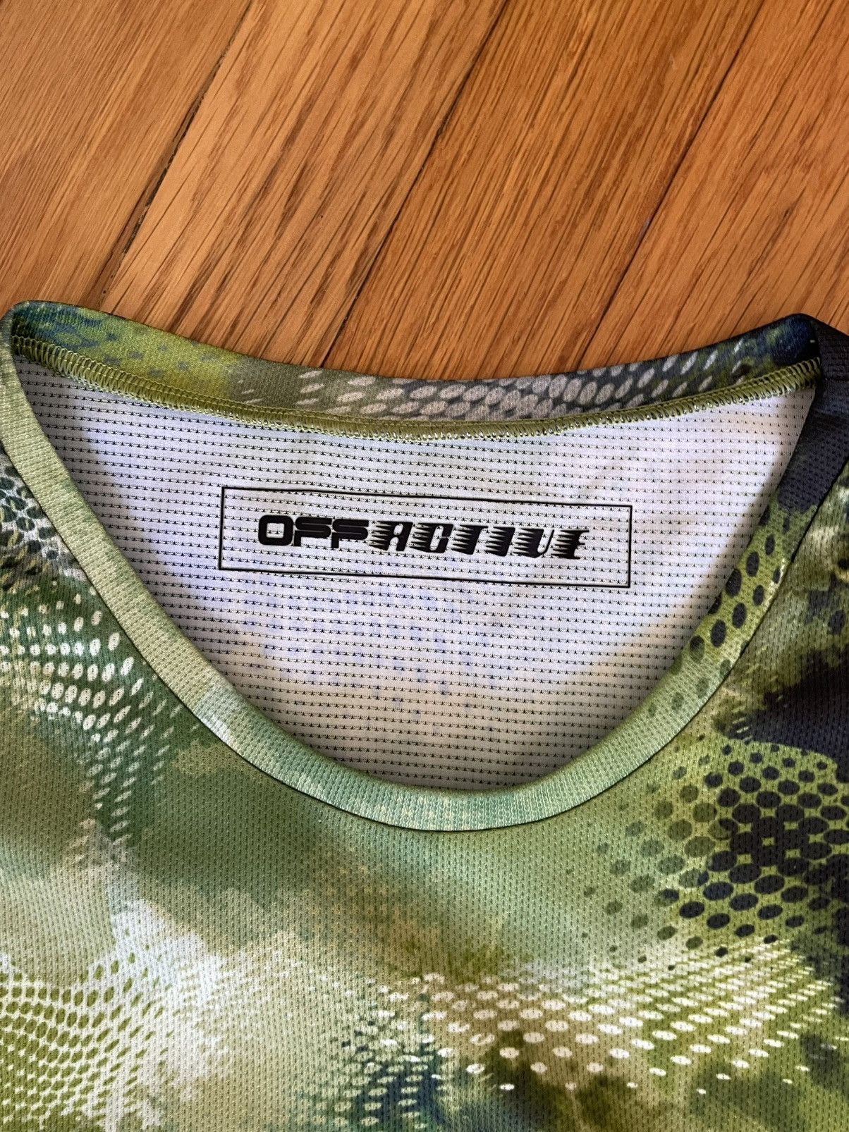Off-White Off White Virgil Abloh Athletic Army Camo Long Sleeve Size US XL / EU 56 / 4 - 2 Thumbnail