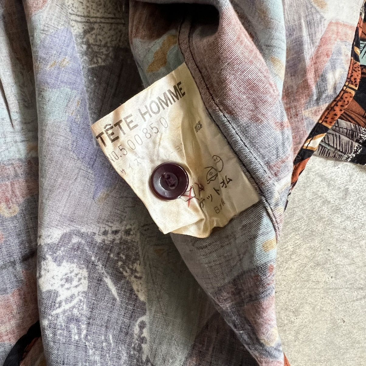 Issey Miyake Vintage TETE HOMME Katoh Kazutaka Long Sleeve Shirt Size US XL / EU 56 / 4 - 7 Thumbnail