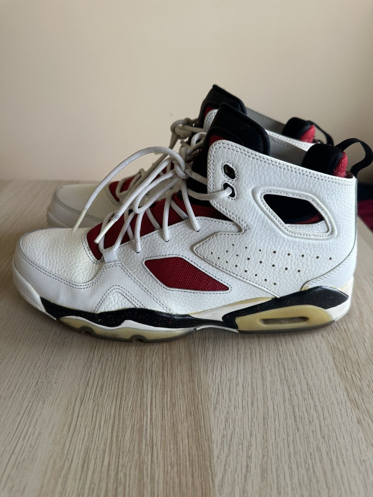 Jordan Brand Nike Jordan Flight Club '91 - White/Black/Gym Red Size US 10.5 / EU 43-44 - 4 Thumbnail