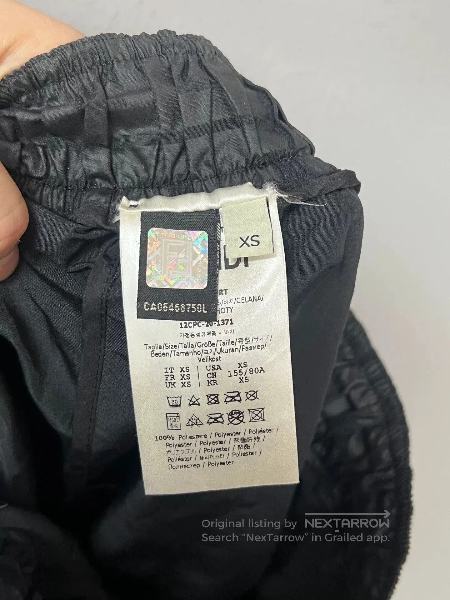 Fendi fendi printed athletic pants in black. Size US 30 / EU 46 - 4 Thumbnail