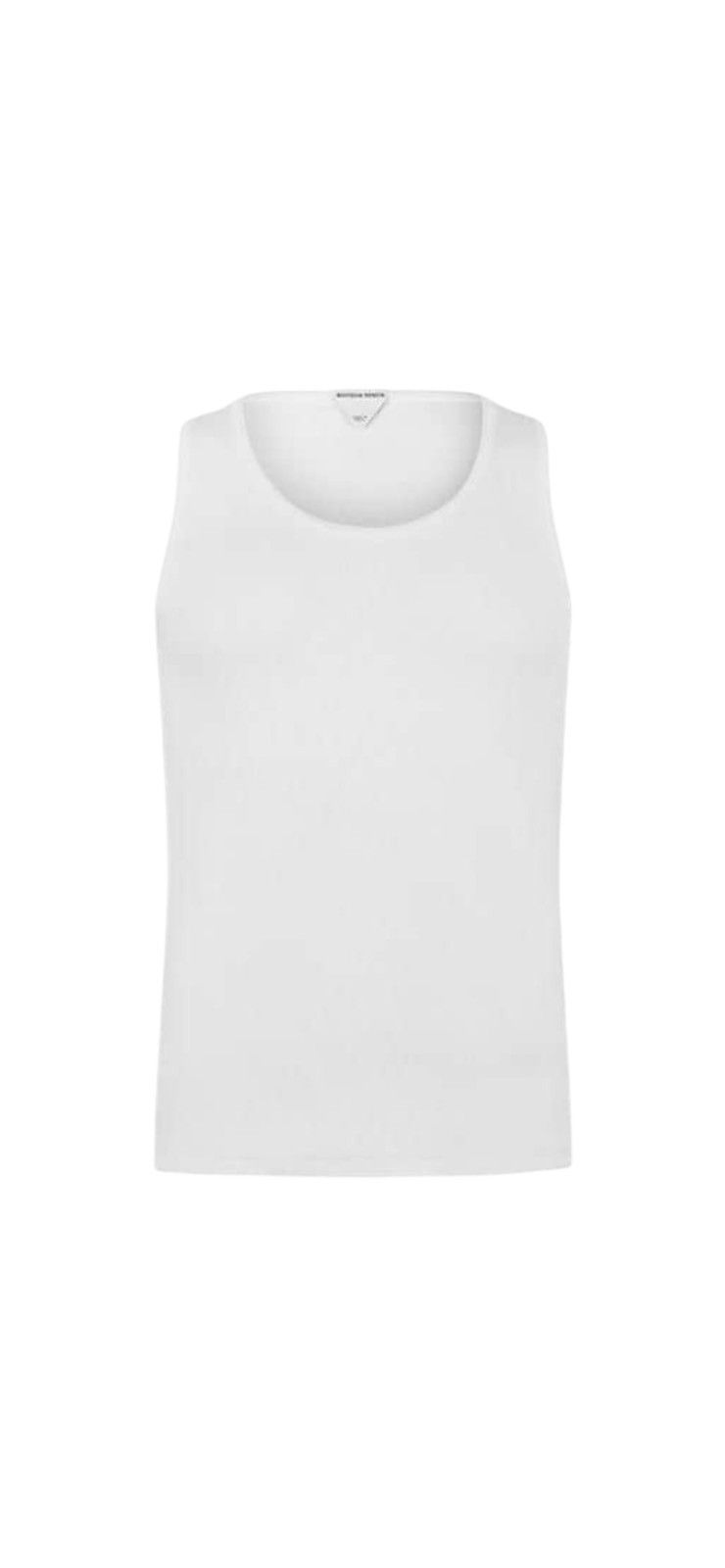 BOTTEGA VENETA STRETCH COTTON RIBBED TANK TOP