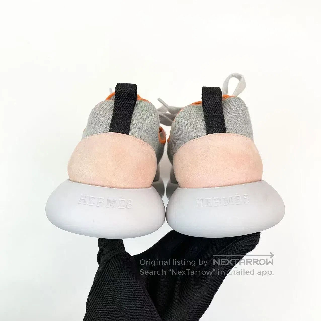 Hermes Hermes Senaker fabric color-blocking sneakers| Size US 6 / IT 36 - 5 Thumbnail
