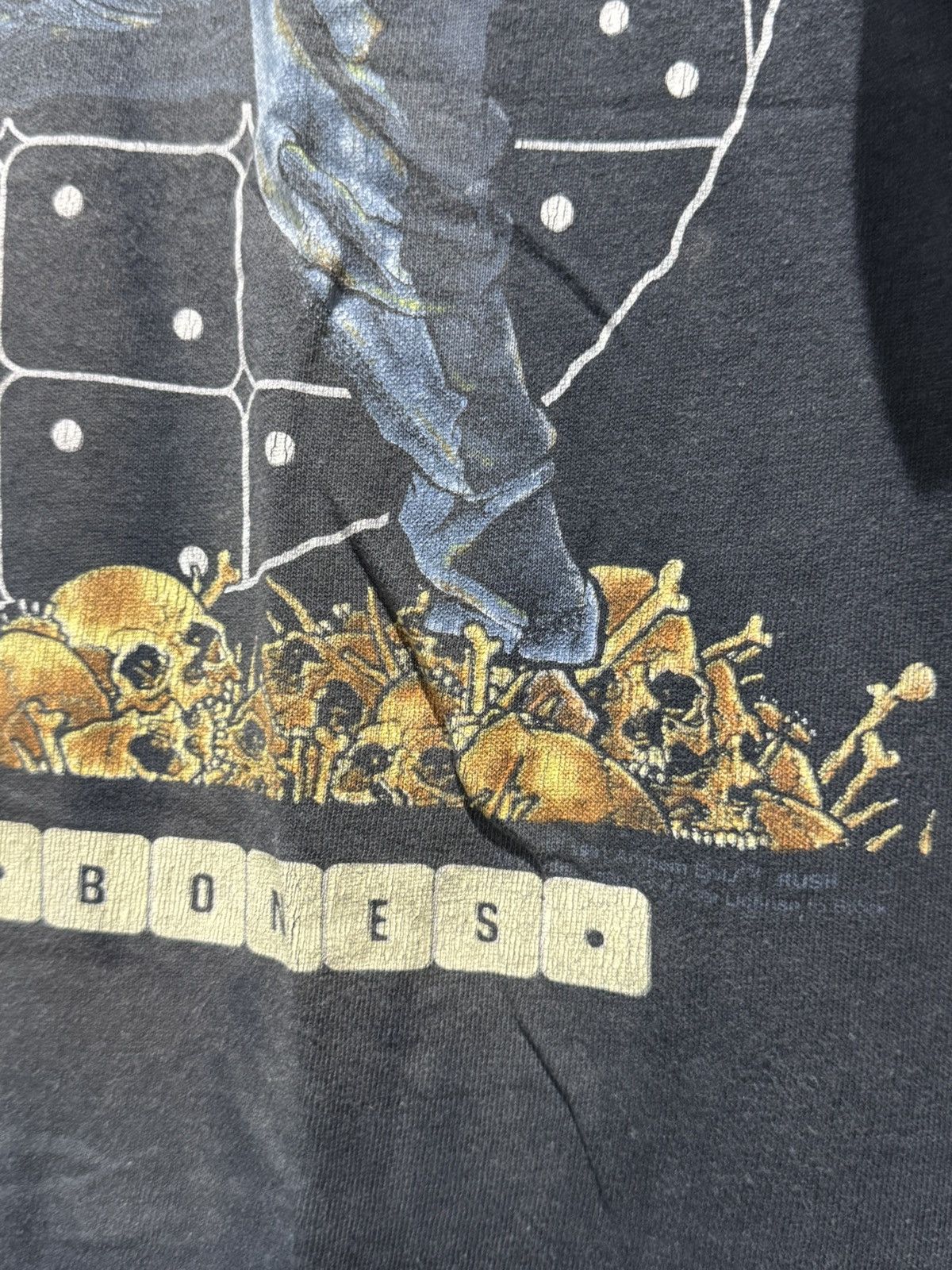 Band Tees Vintage 1991 Band Tee Rush Roll The Bones Heavily Distressed Size US L / EU 52-54 / 3 - 4 Thumbnail