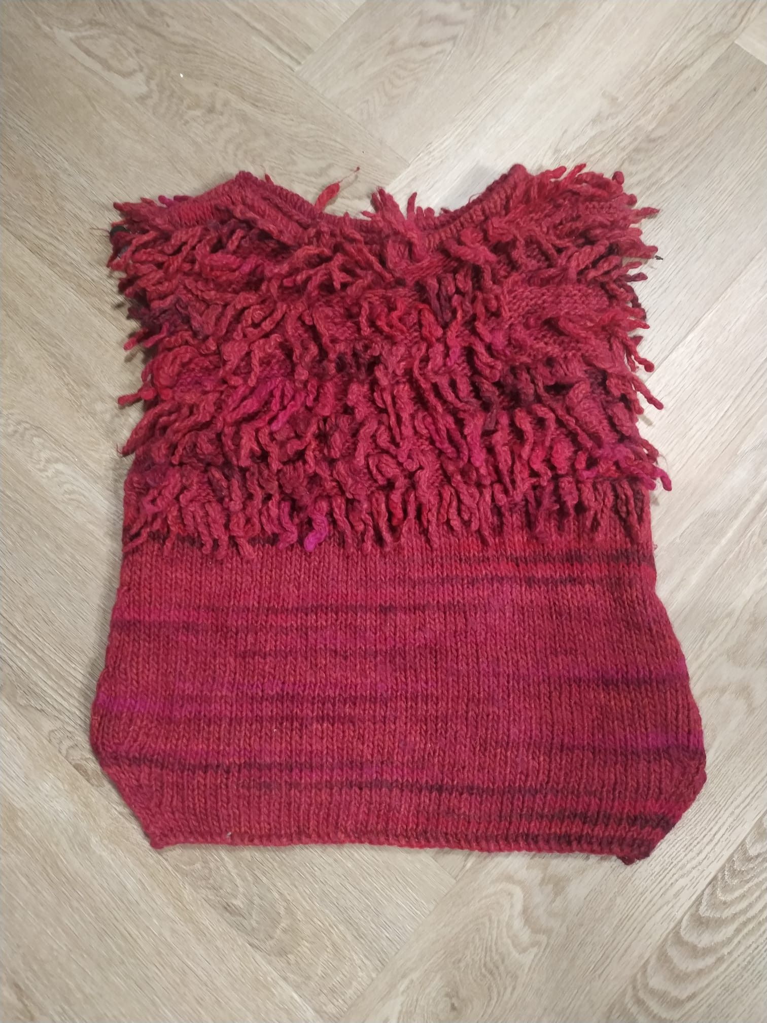 Miss Sixty Miss Sixty Red Wool Vest Size L, Y2K Size L / US 10 / IT 46 - 3 Thumbnail