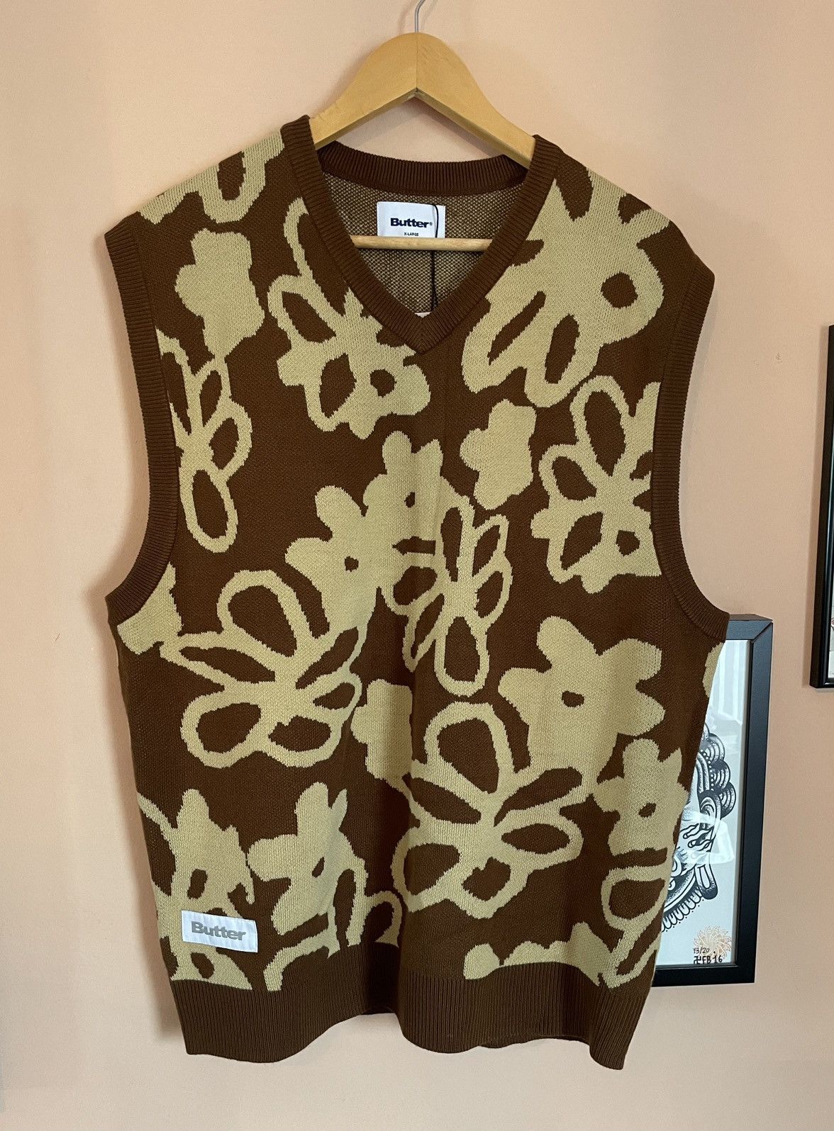 Butter Goods Butter Goods Flower knit vest Size US XL / EU 56 / 4 - 2 Thumbnail