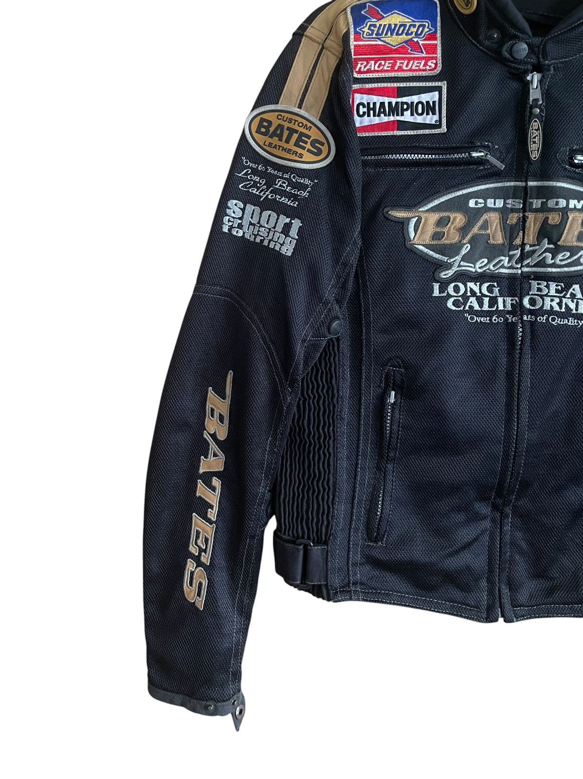 Vintage Very Rare Vintage Brand Bates Motorcycle Jacket 1990s Size US L / EU 52-54 / 3 - 3 Thumbnail