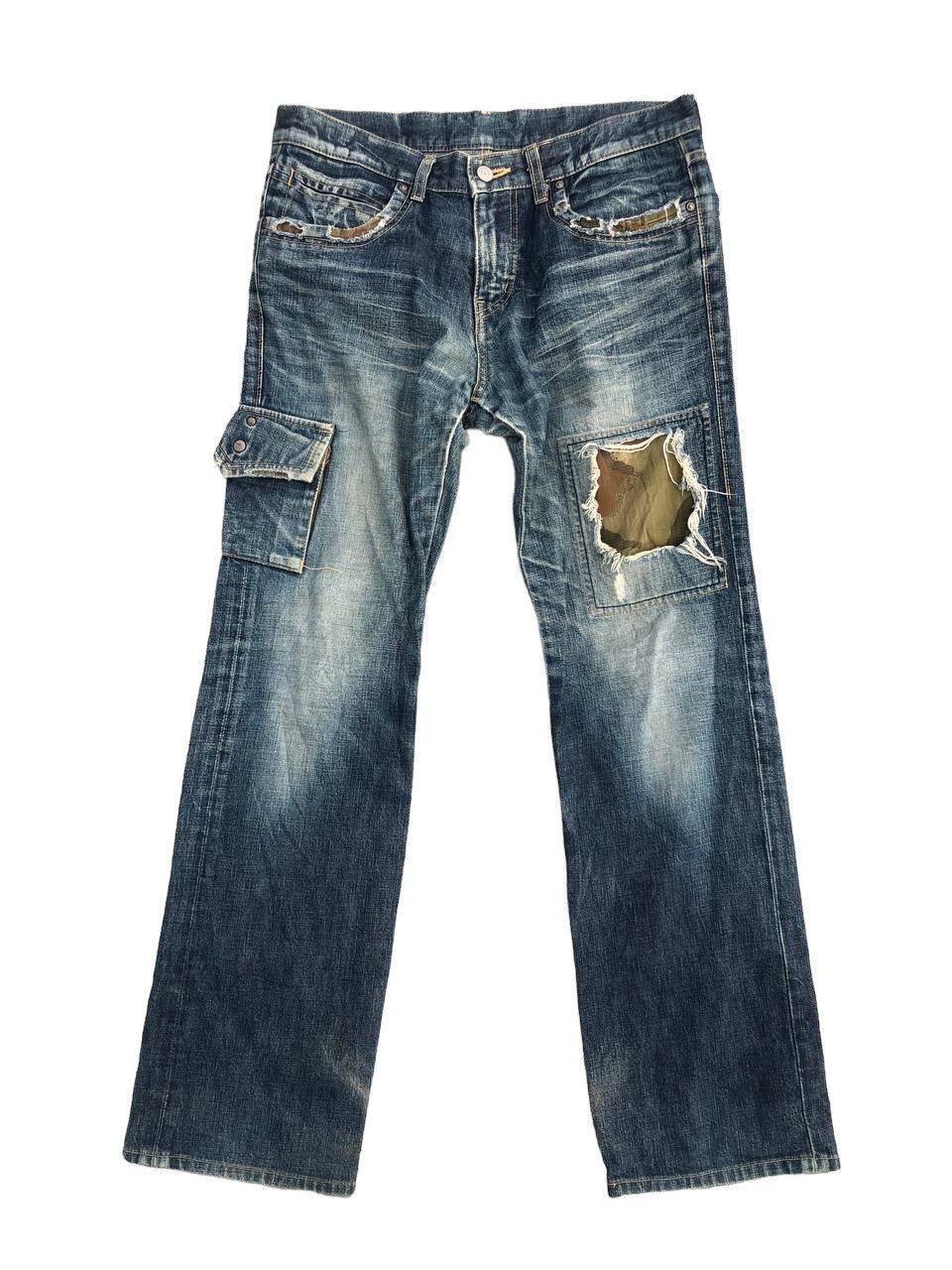 ABAHOUSE × Japanese Brand VINTAGE ABAHOUSE DISTRESSED DENIM Size US 34 / EU 50 - 1 Thumbnail