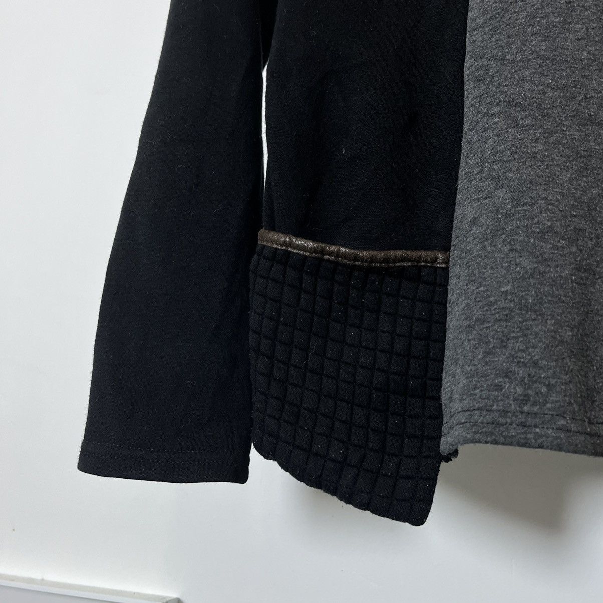 Japanese Brand Asymmetrical Paneled Knit Top – Avant-Garde Style Size US M / EU 48-50 / 2 - 9 Thumbnail