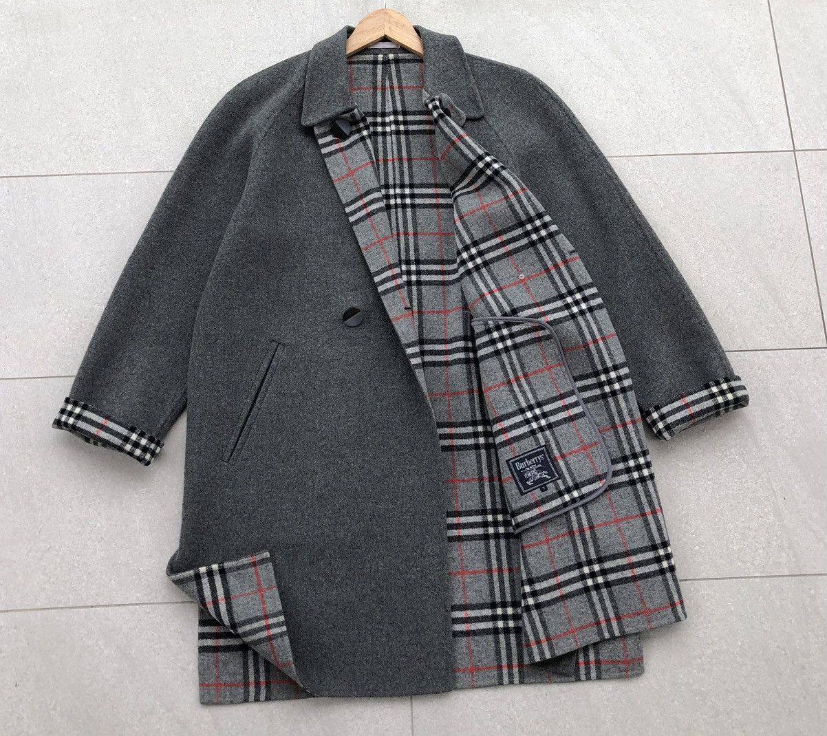 Burberry Prorsum Burberrys Prorsum Lined Novacheck Wool Trench Coat Size US M / EU 48-50 / 2 - 6 Thumbnail
