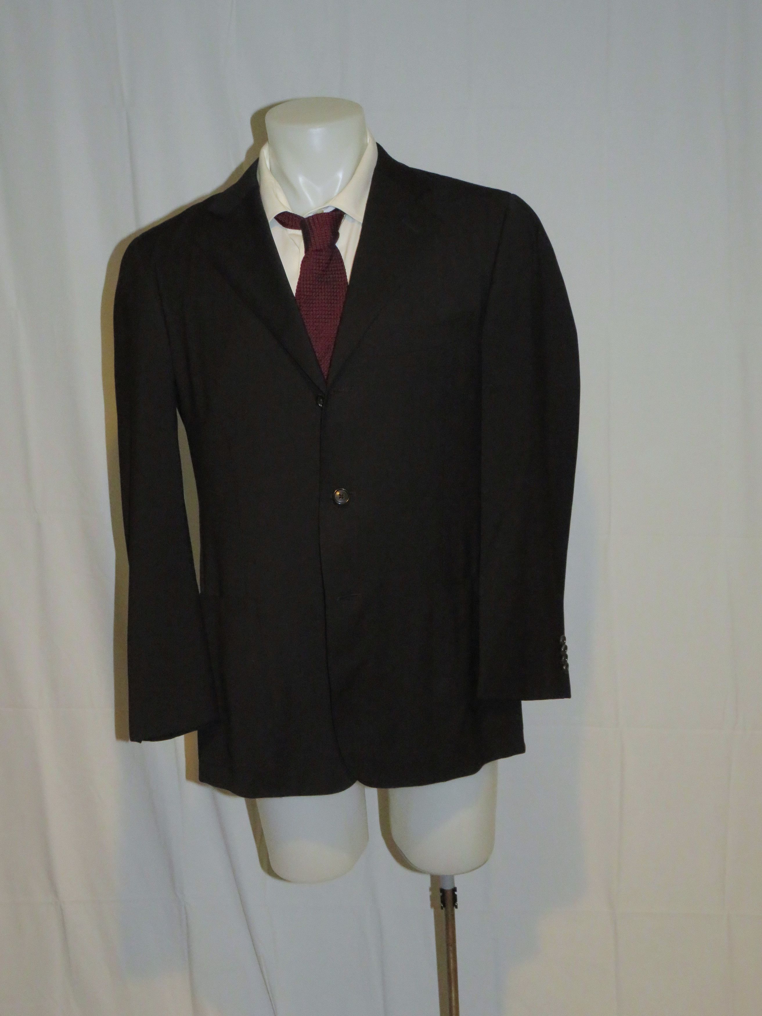 High Performance Black Vintage Three Button Blazer 40R
