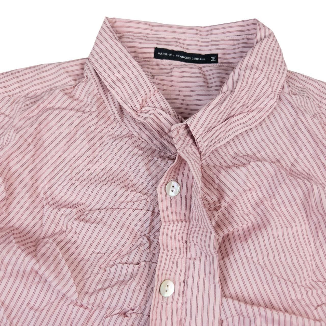 Marithe + Francois Girbaud Vintage Marithe Francois Girbaud Ruffle Button Shirt Size S Size S / US 4 / IT 40 - 4 Thumbnail