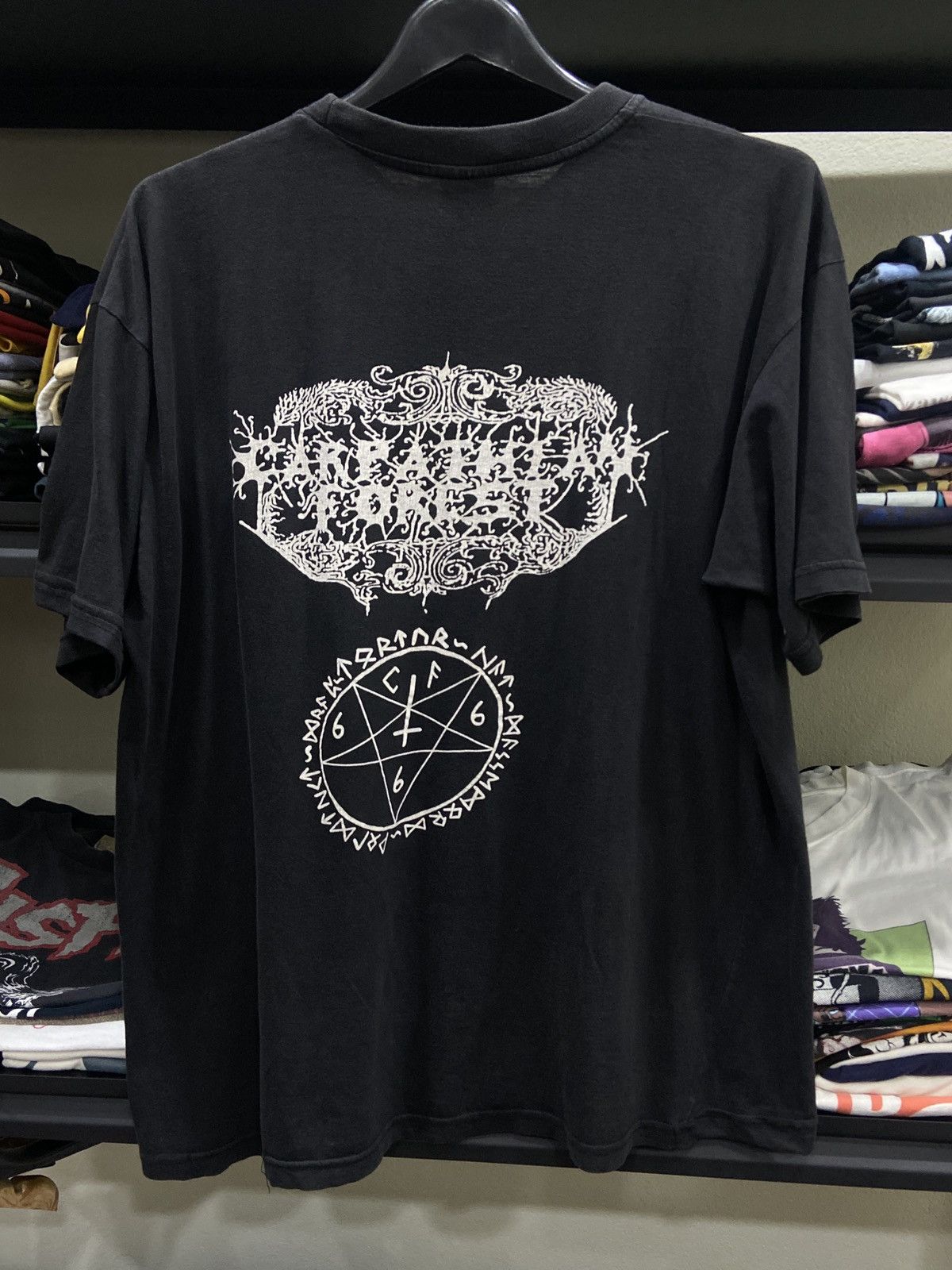 Band Tees × Vintage Vintage 2001s Carpathian Forest Band TOUR T-SHIRT Size US L / EU 52-54 / 3 - 9 Thumbnail