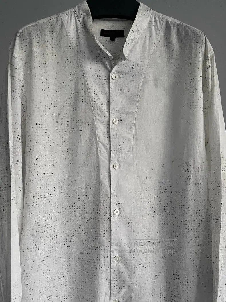 Ann Demeulemeester Ann Demeulemeester Matrix Code Shirt. Size US M / EU 48-50 / 2 - 3 Thumbnail