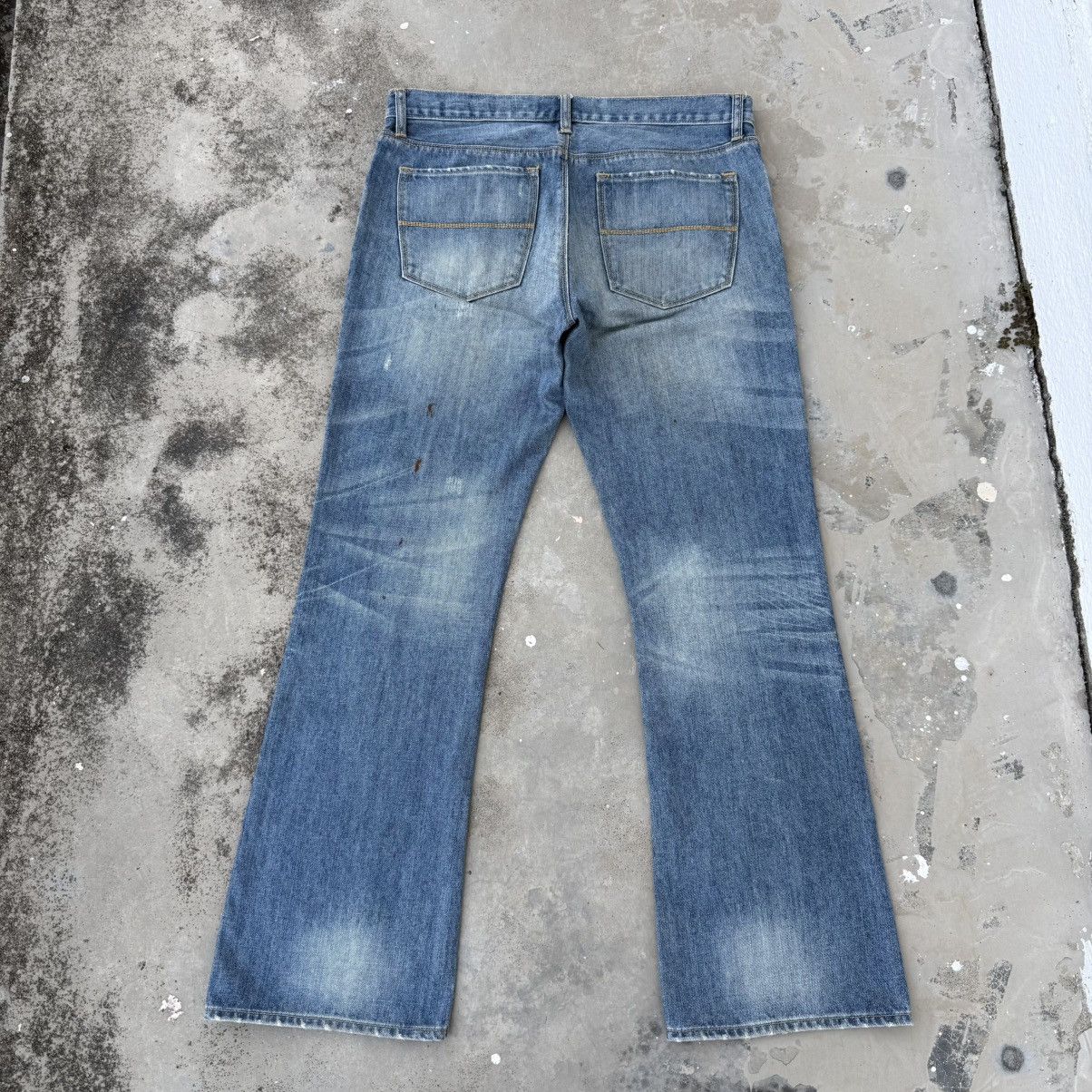 Gap Vintage Gap Flare Bootcut Faded Denim Jean Pants W35x30.5 Size US 35 - 12 Thumbnail